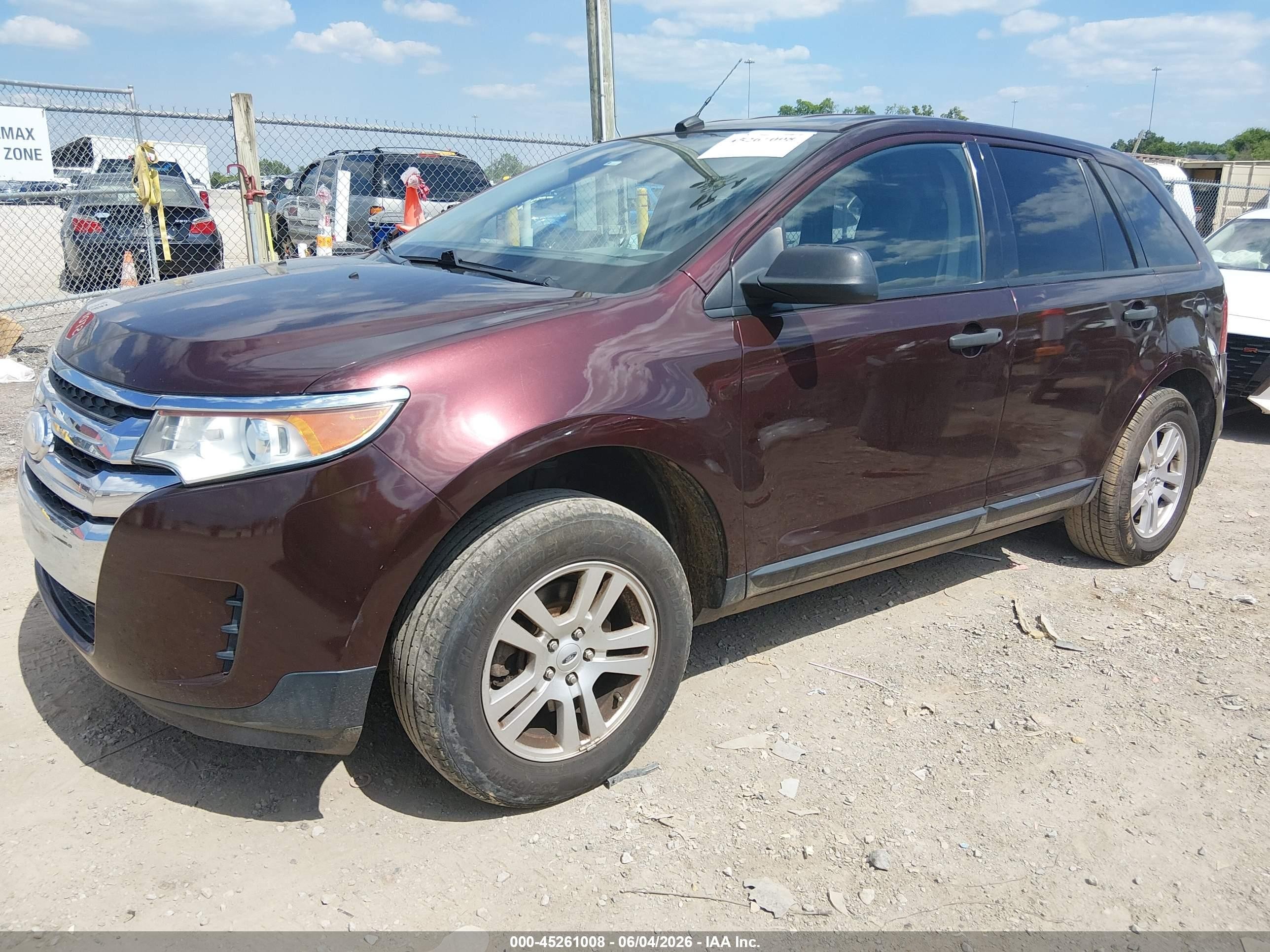 2012 Ford Edge Se Burgundy vin: 2FMDK3GC4CBA41016