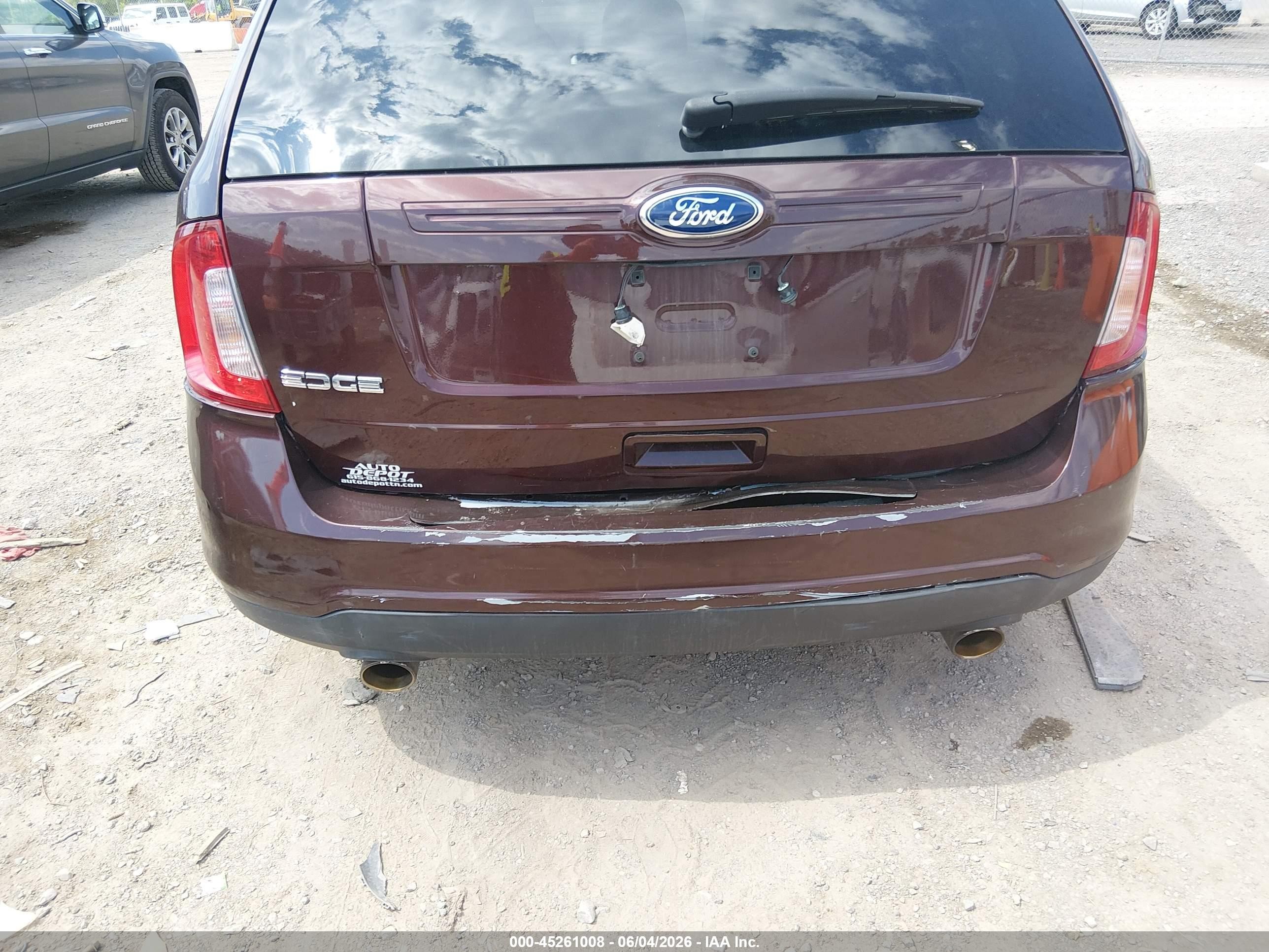 2012 Ford Edge Se Burgundy vin: 2FMDK3GC4CBA41016