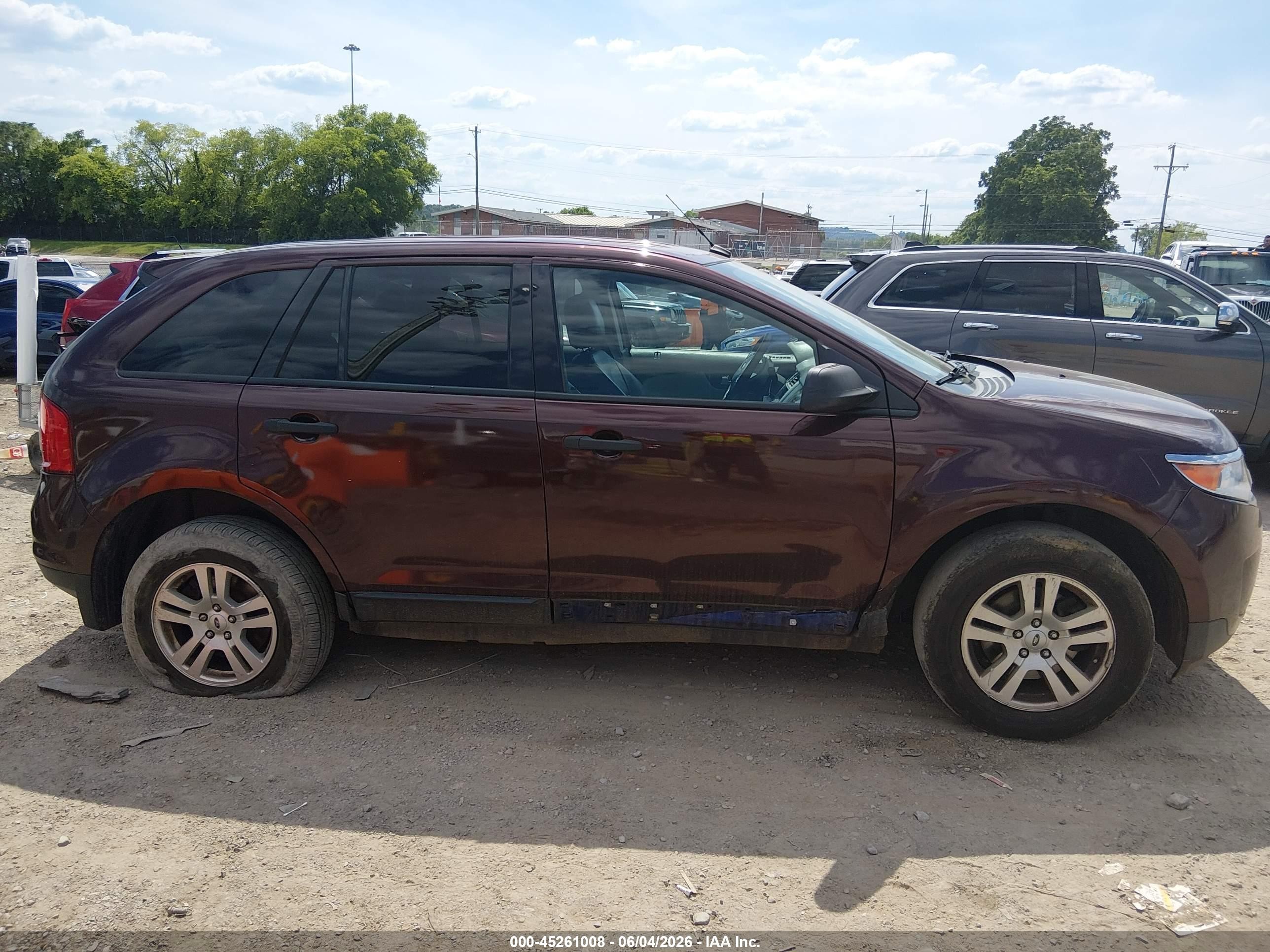2012 Ford Edge Se Burgundy vin: 2FMDK3GC4CBA41016
