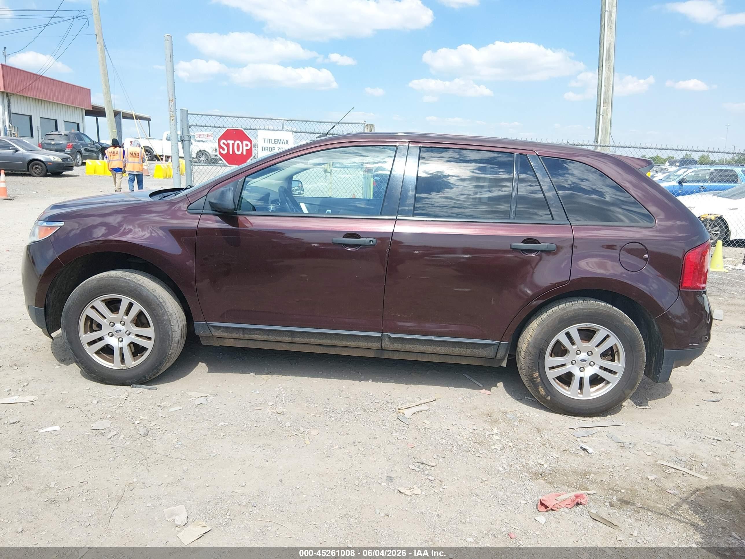 2012 Ford Edge Se Burgundy vin: 2FMDK3GC4CBA41016