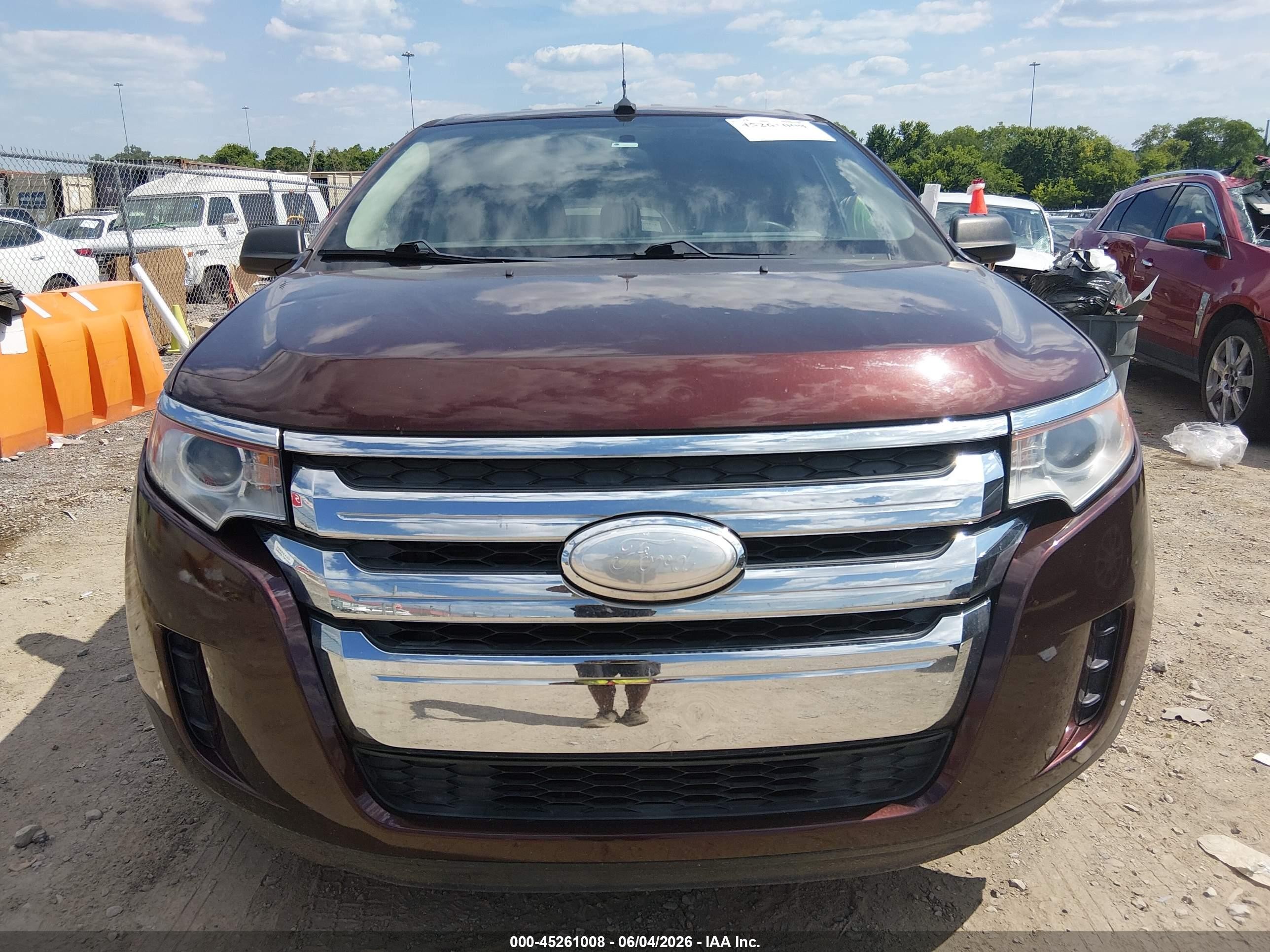 2012 Ford Edge Se Burgundy vin: 2FMDK3GC4CBA41016