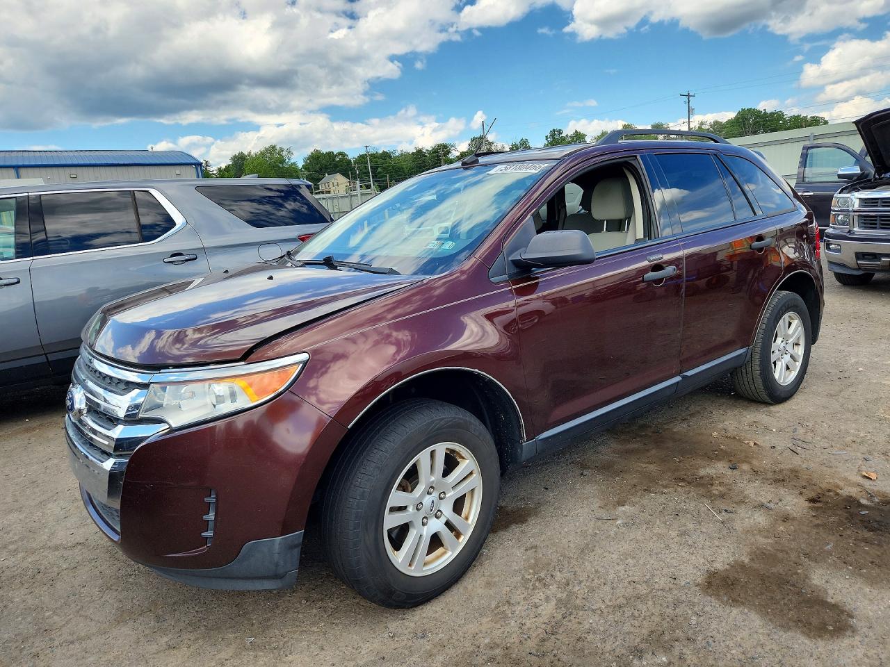 2012 Ford Edge Se Бордовый vin: 2FMDK3GC4CBA55661