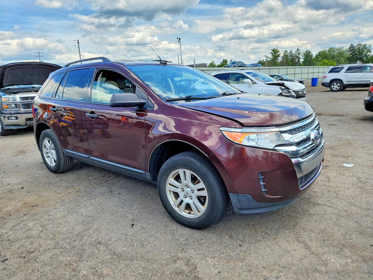 2012 Ford Edge Se Бордовый vin: 2FMDK3GC4CBA55661