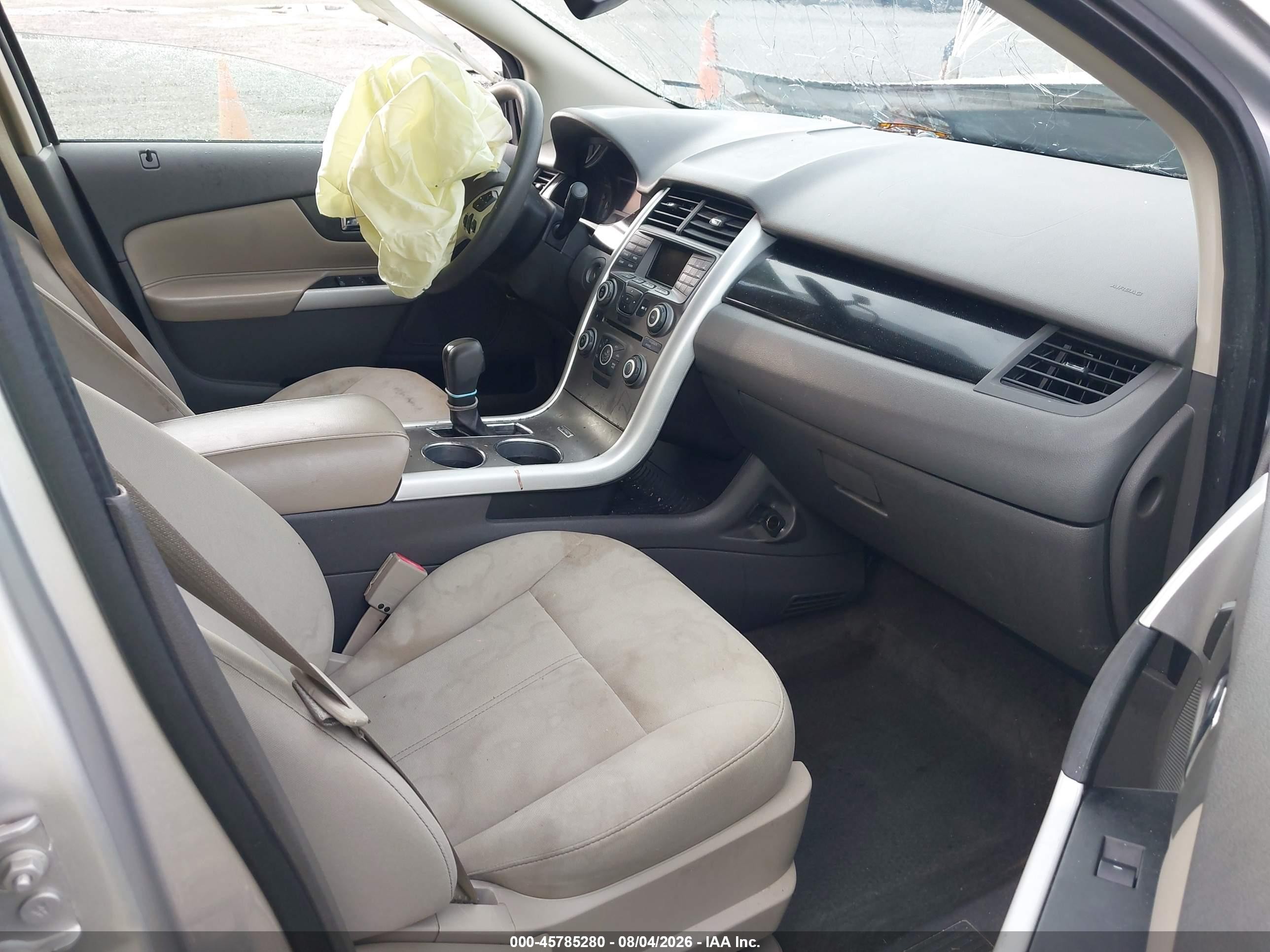 2013 Ford Edge Se Silver vin: 2FMDK3GC4DBA12973