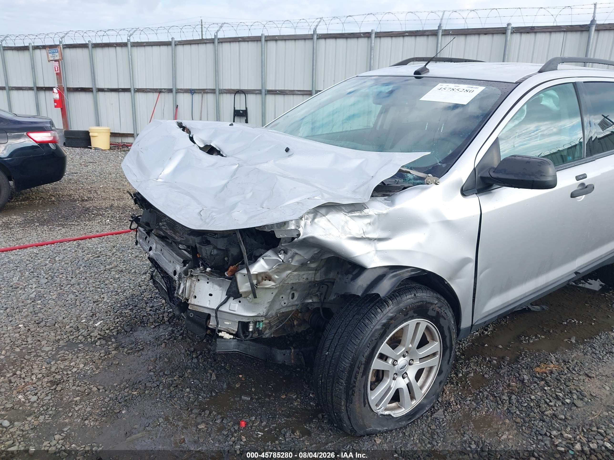 2013 Ford Edge Se Silver vin: 2FMDK3GC4DBA12973