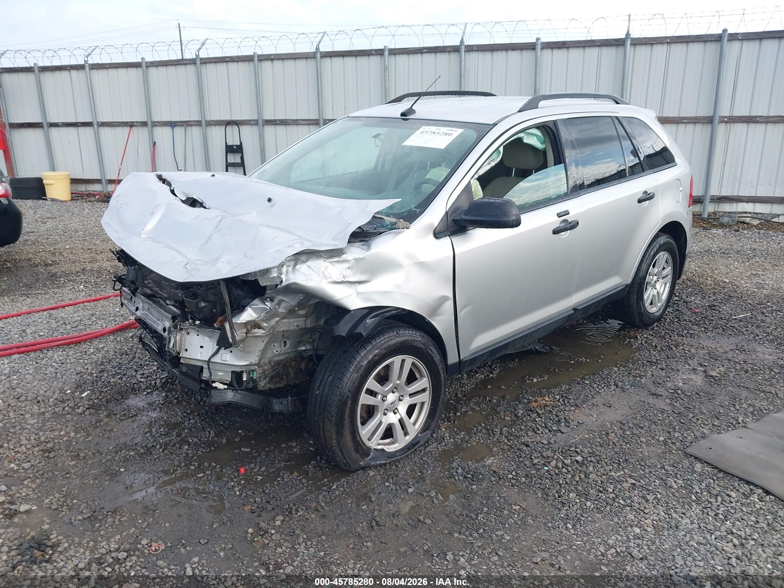 2013 Ford Edge Se Silver vin: 2FMDK3GC4DBA12973
