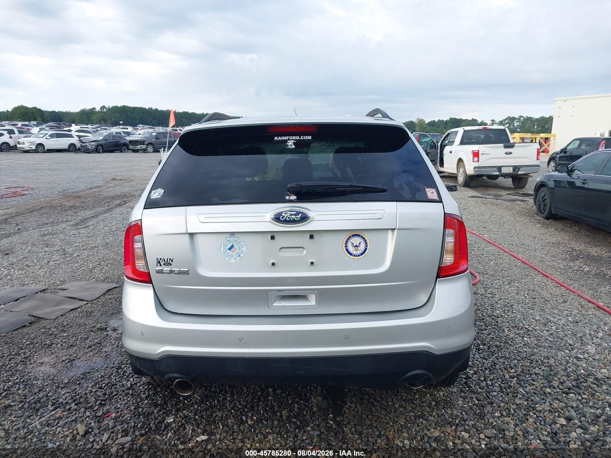 2013 Ford Edge Se Silver vin: 2FMDK3GC4DBA12973
