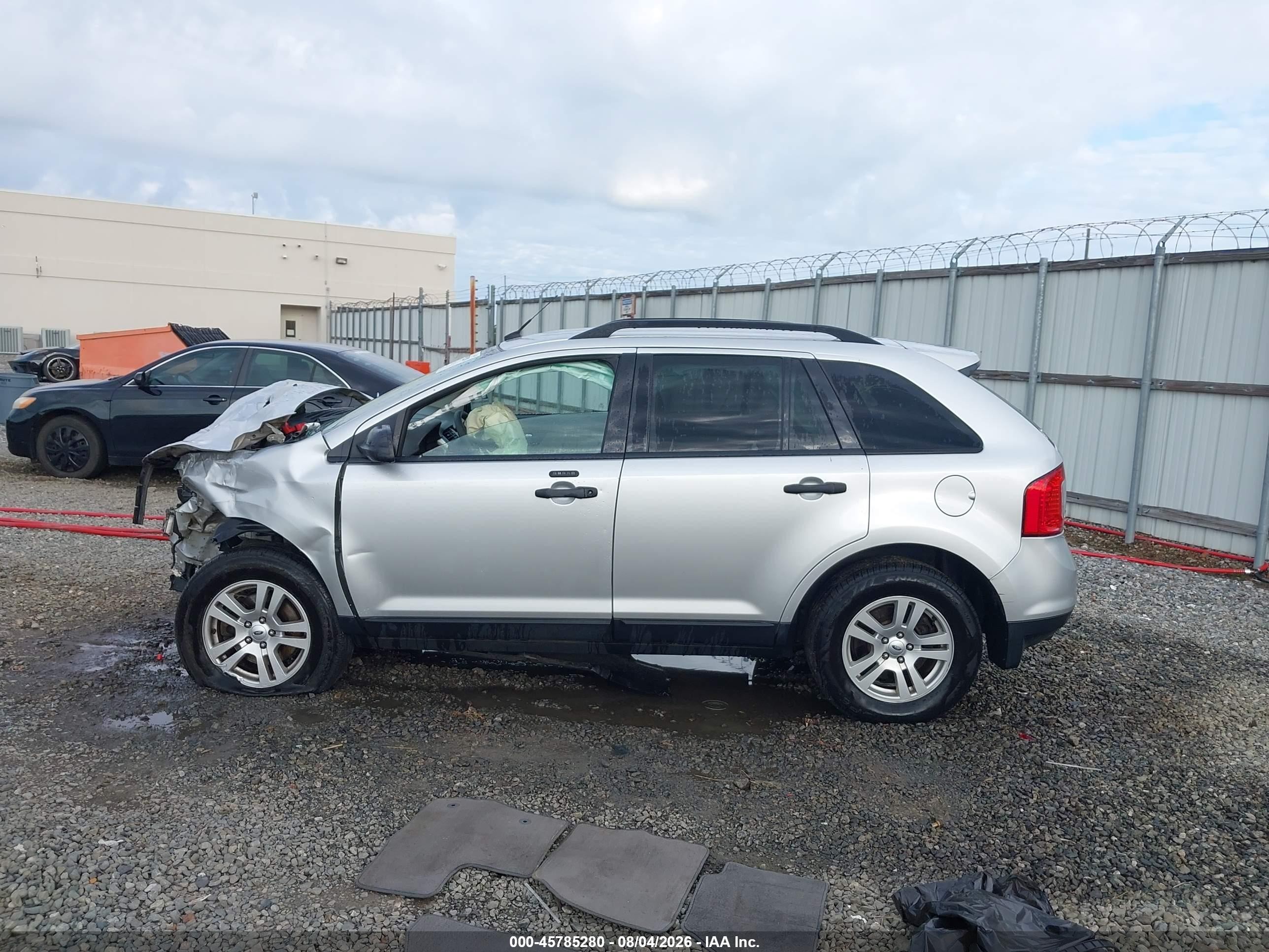 2013 Ford Edge Se Silver vin: 2FMDK3GC4DBA12973