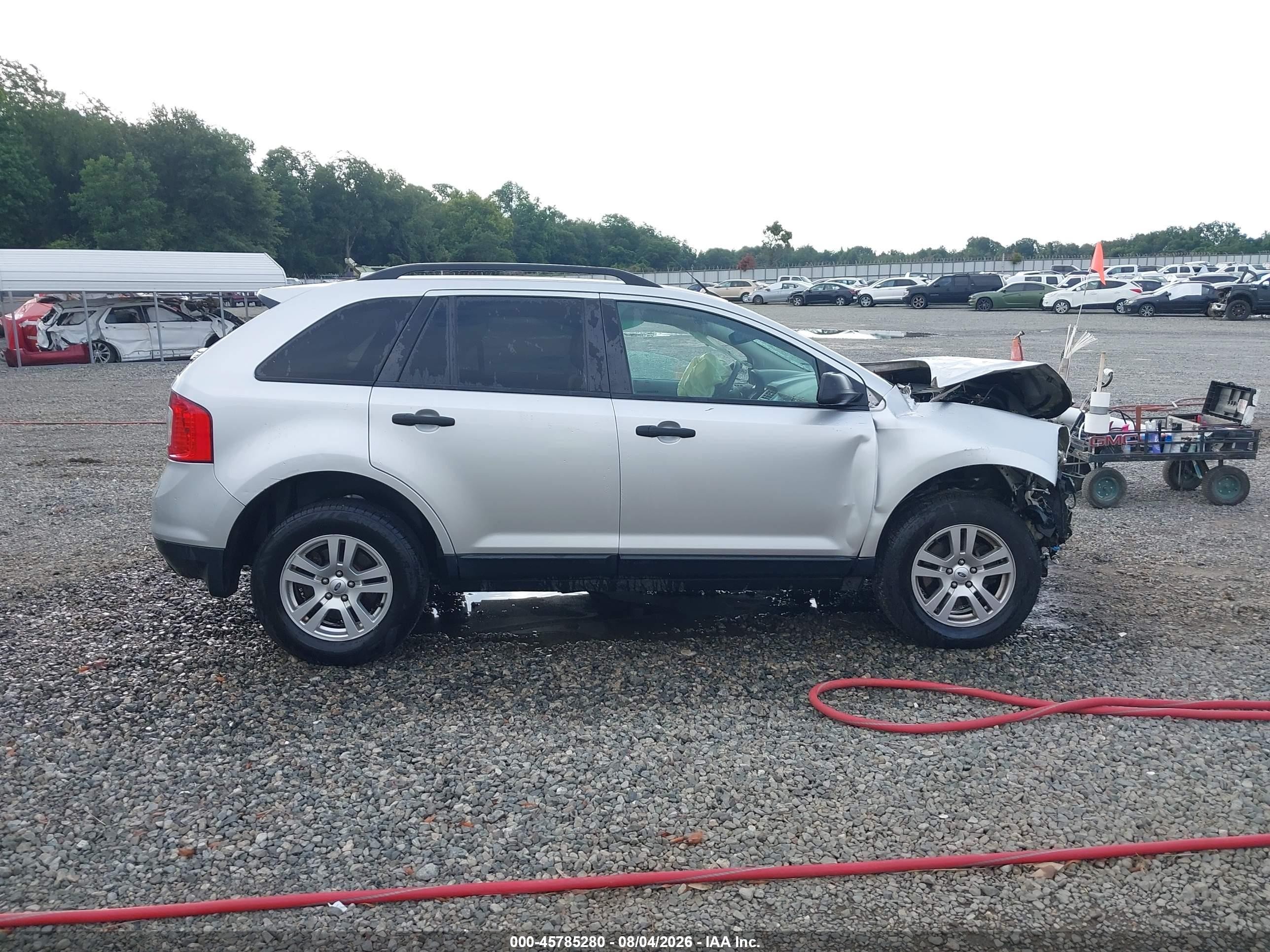 2013 Ford Edge Se Silver vin: 2FMDK3GC4DBA12973