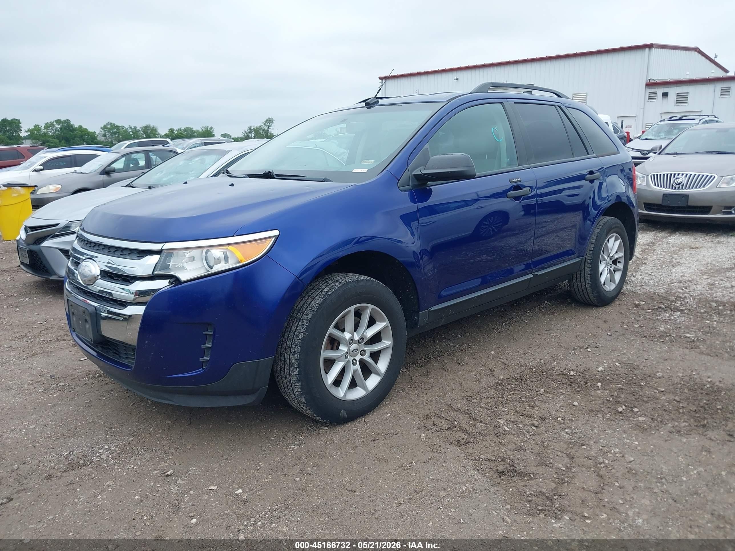 2013 Ford Edge Se Blue vin: 2FMDK3GC4DBA86099