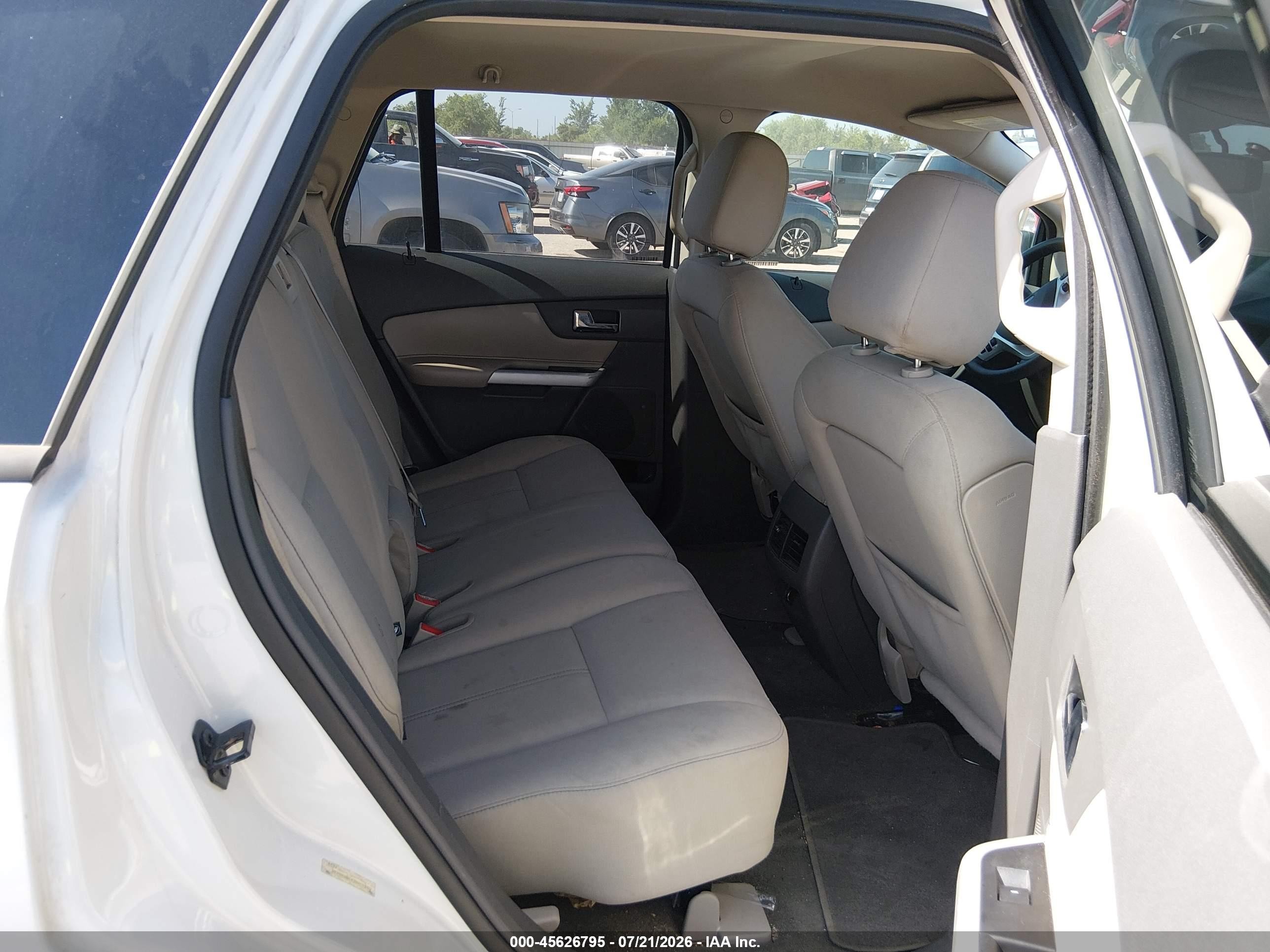 2013 Ford Edge Se White vin: 2FMDK3GC4DBA90153