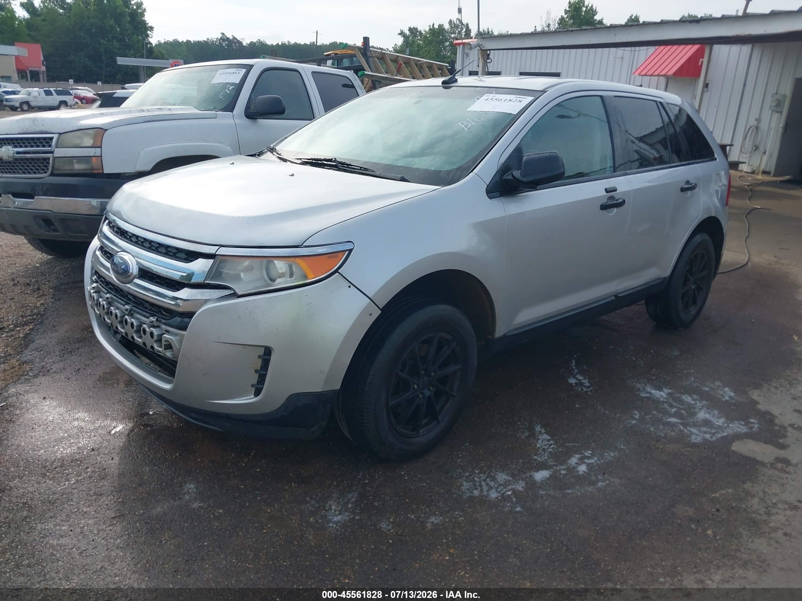 2013 Ford Edge Se Gray vin: 2FMDK3GC4DBB16024