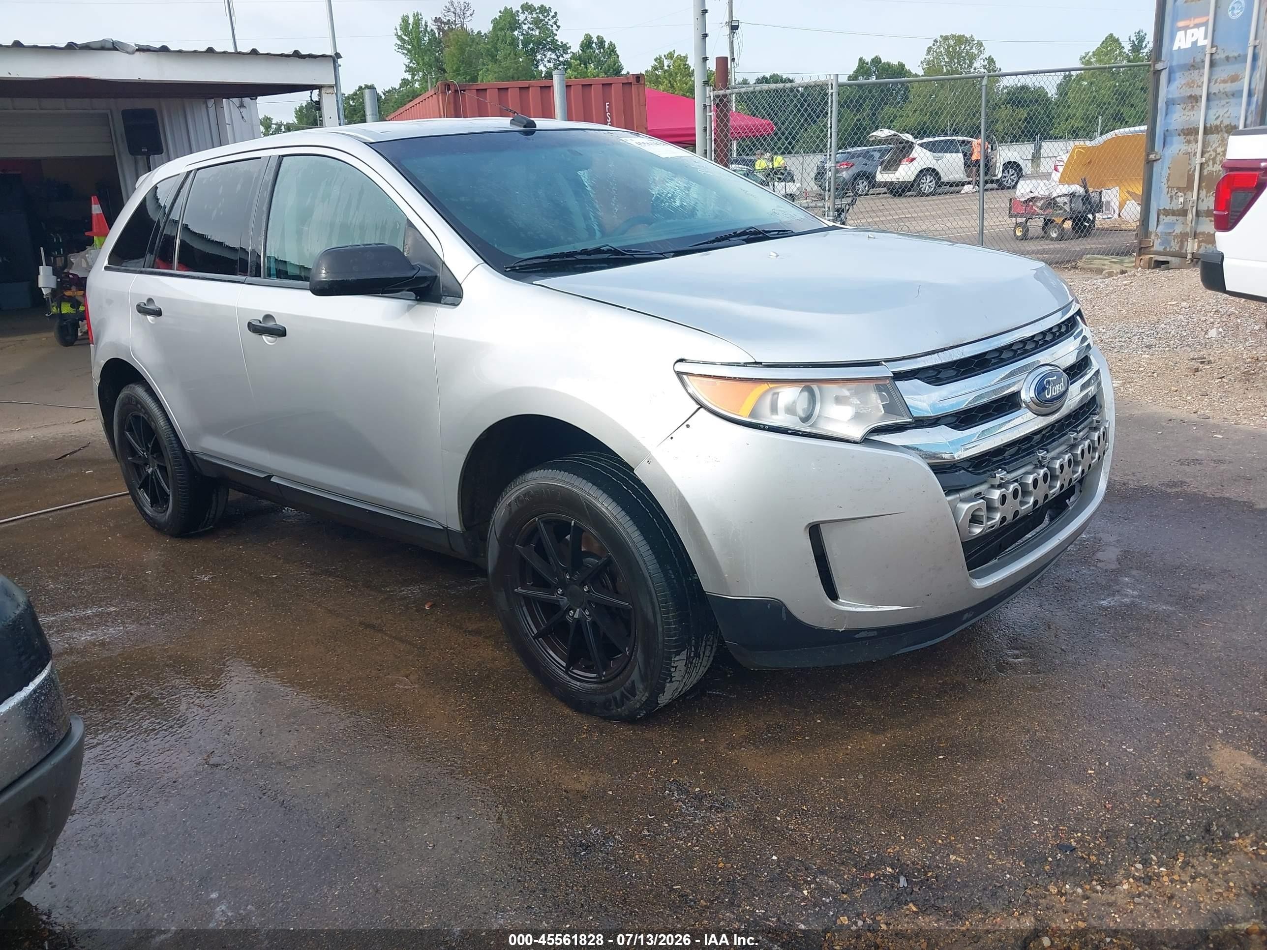 2013 Ford Edge Se Gray vin: 2FMDK3GC4DBB16024