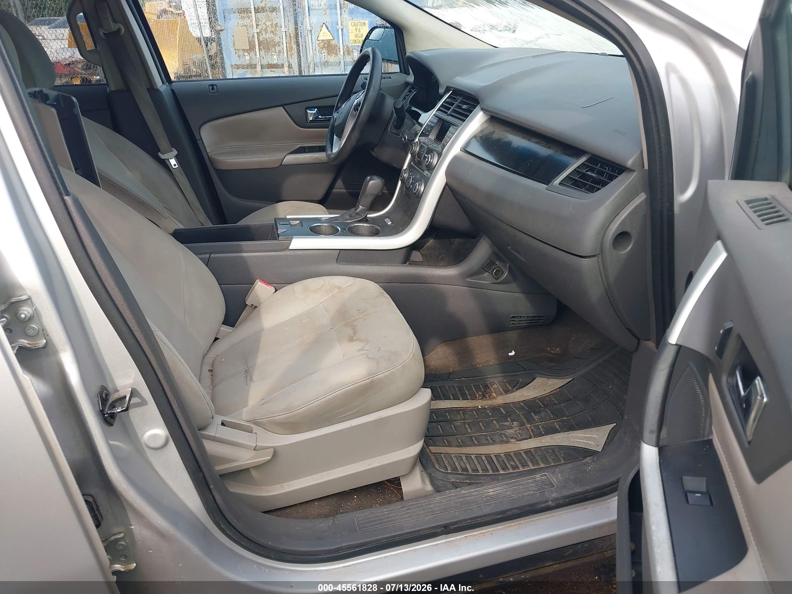 2013 Ford Edge Se Gray vin: 2FMDK3GC4DBB16024