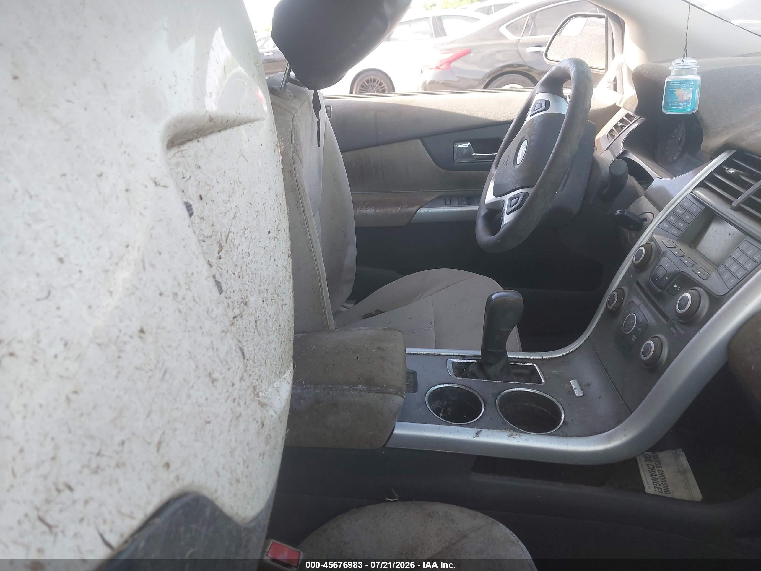 2013 Ford Edge Se White vin: 2FMDK3GC4DBB47516