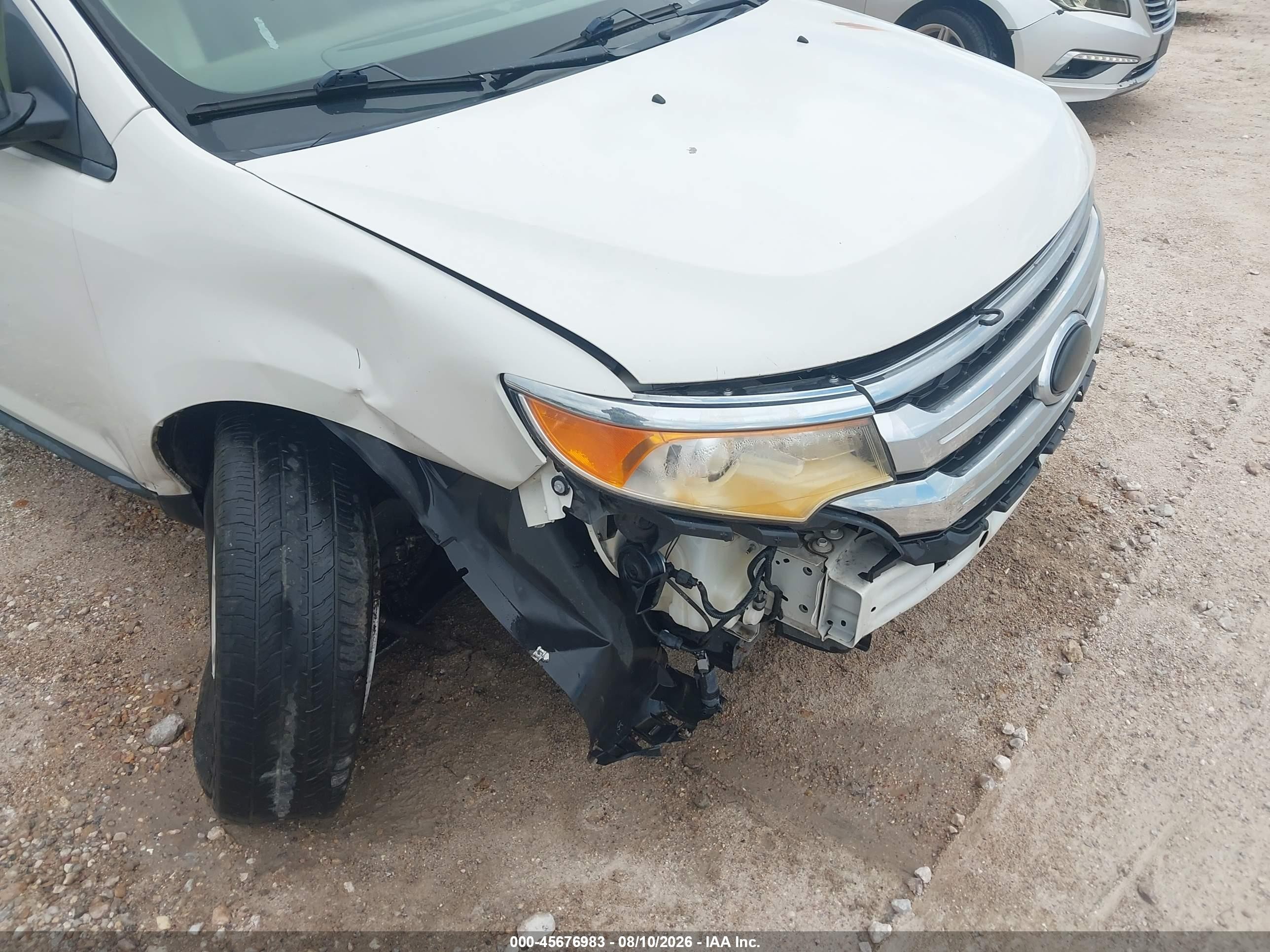 2013 Ford Edge Se White vin: 2FMDK3GC4DBB47516