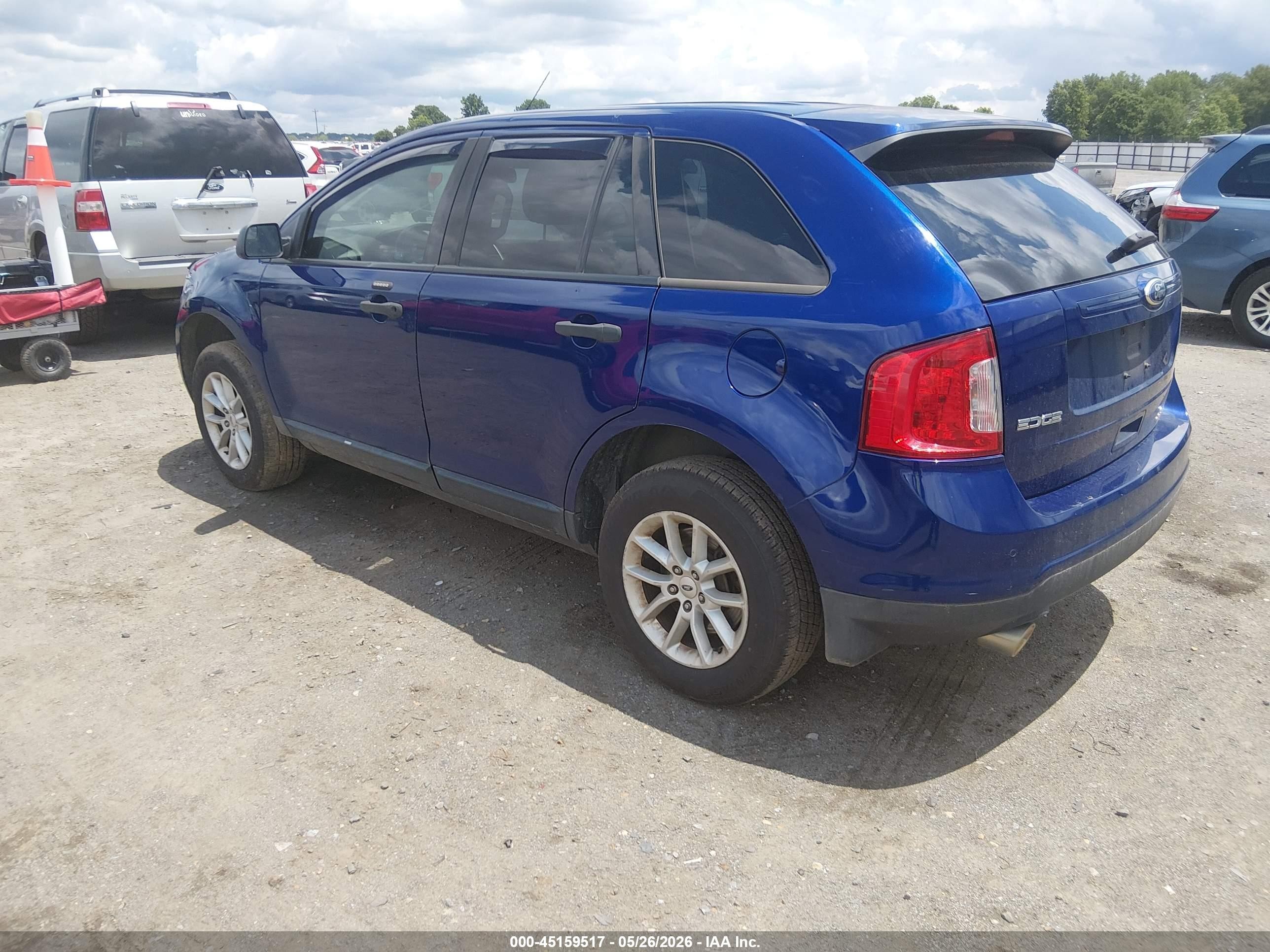 2013 Ford Edge Se Blue vin: 2FMDK3GC4DBC36793