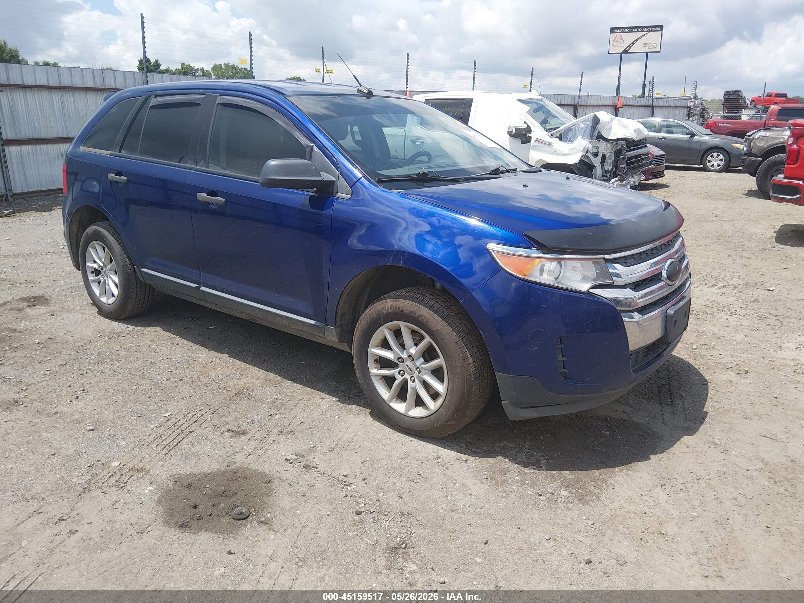 2013 Ford Edge Se Blue vin: 2FMDK3GC4DBC36793