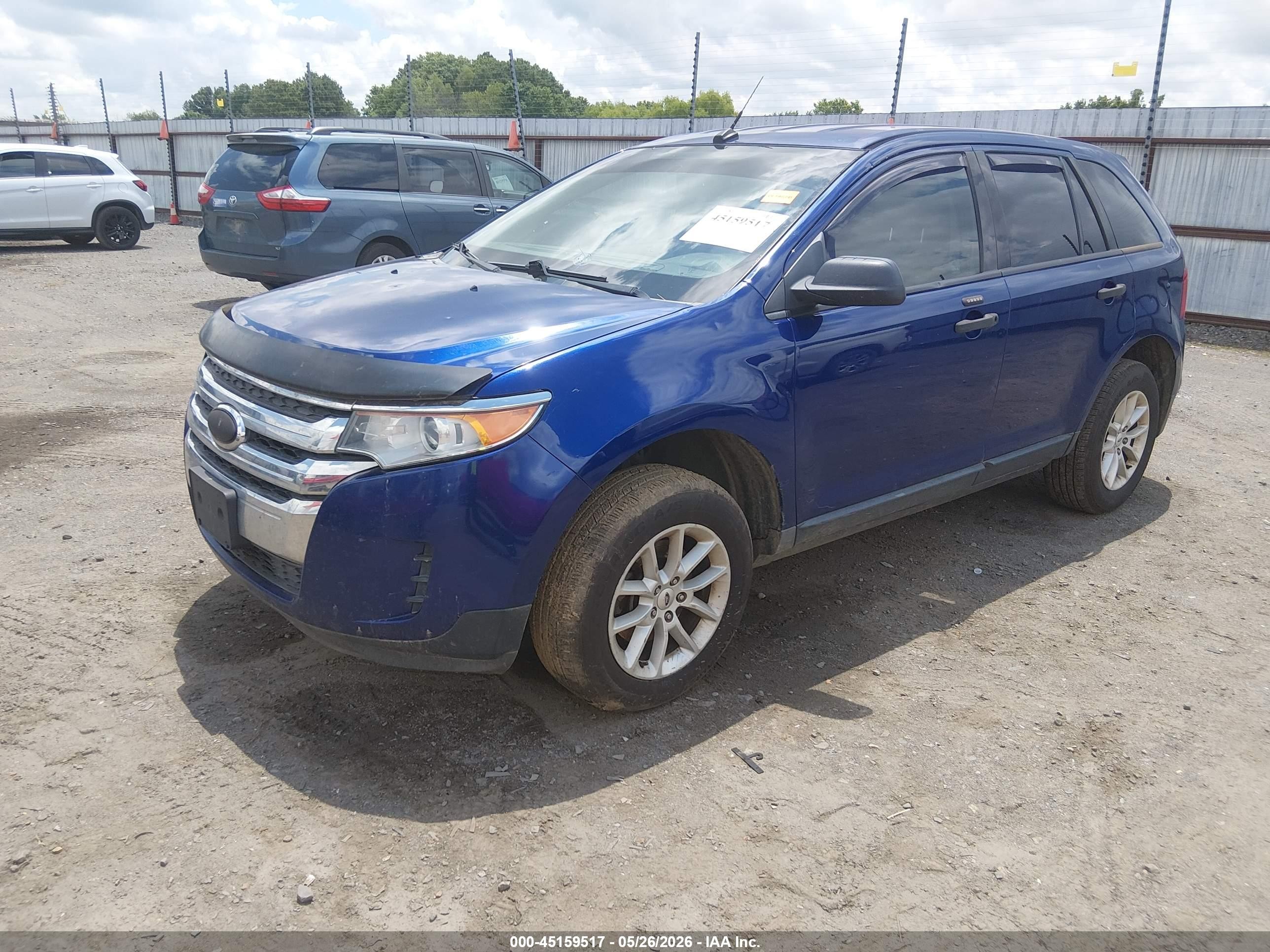 2013 Ford Edge Se Blue vin: 2FMDK3GC4DBC36793