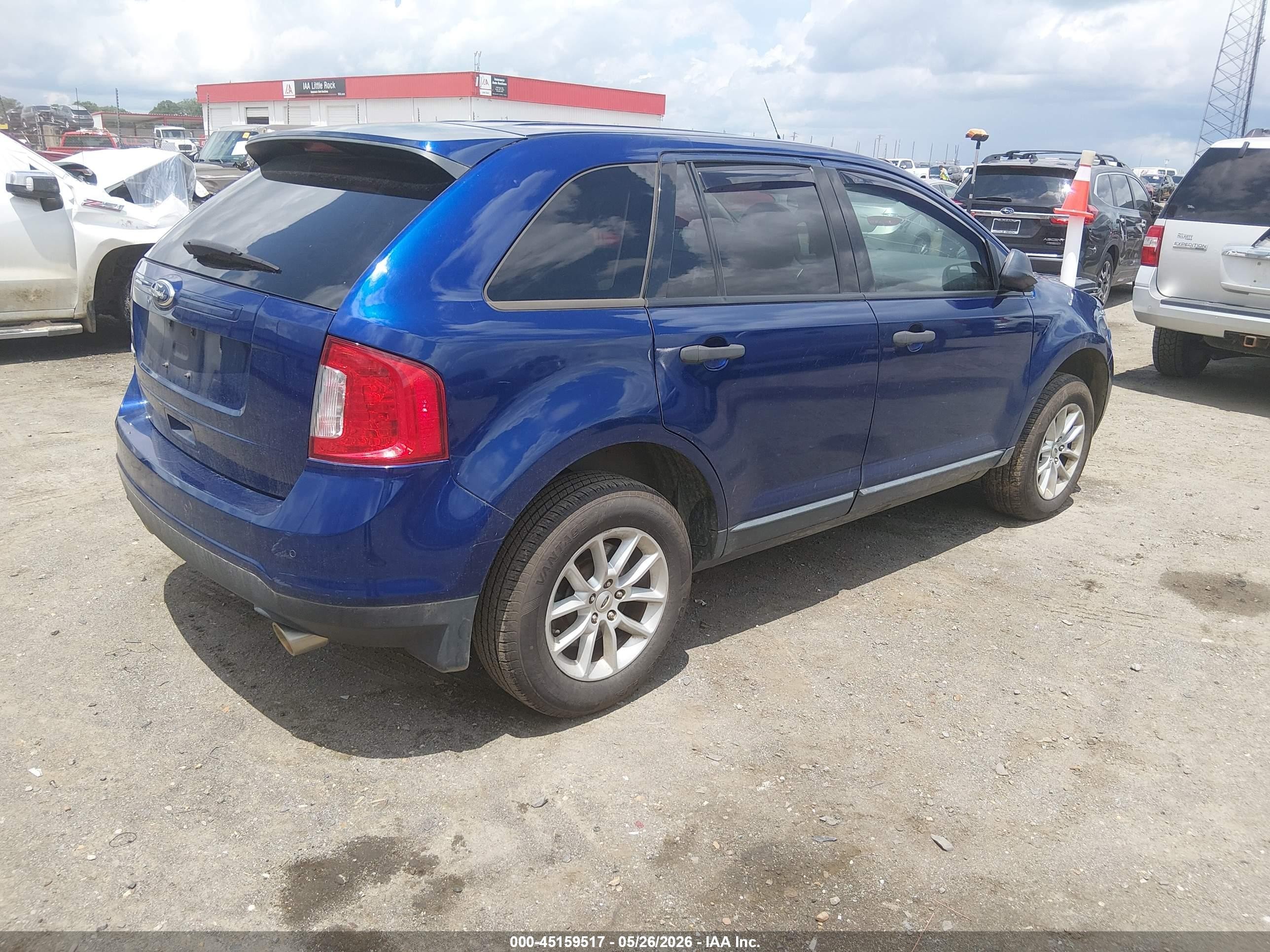 2013 Ford Edge Se Blue vin: 2FMDK3GC4DBC36793