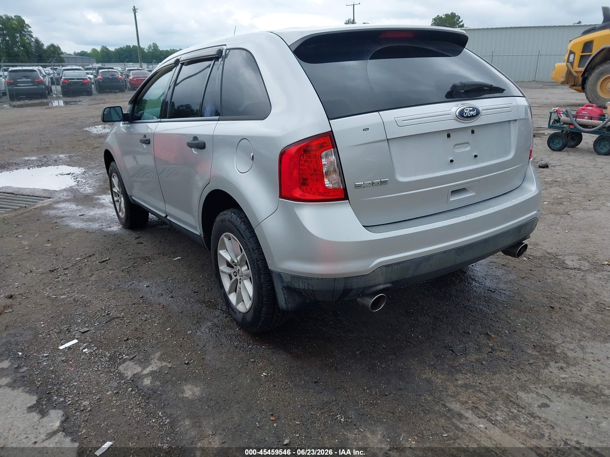 2013 Ford Edge Se Silver vin: 2FMDK3GC4DBC77151