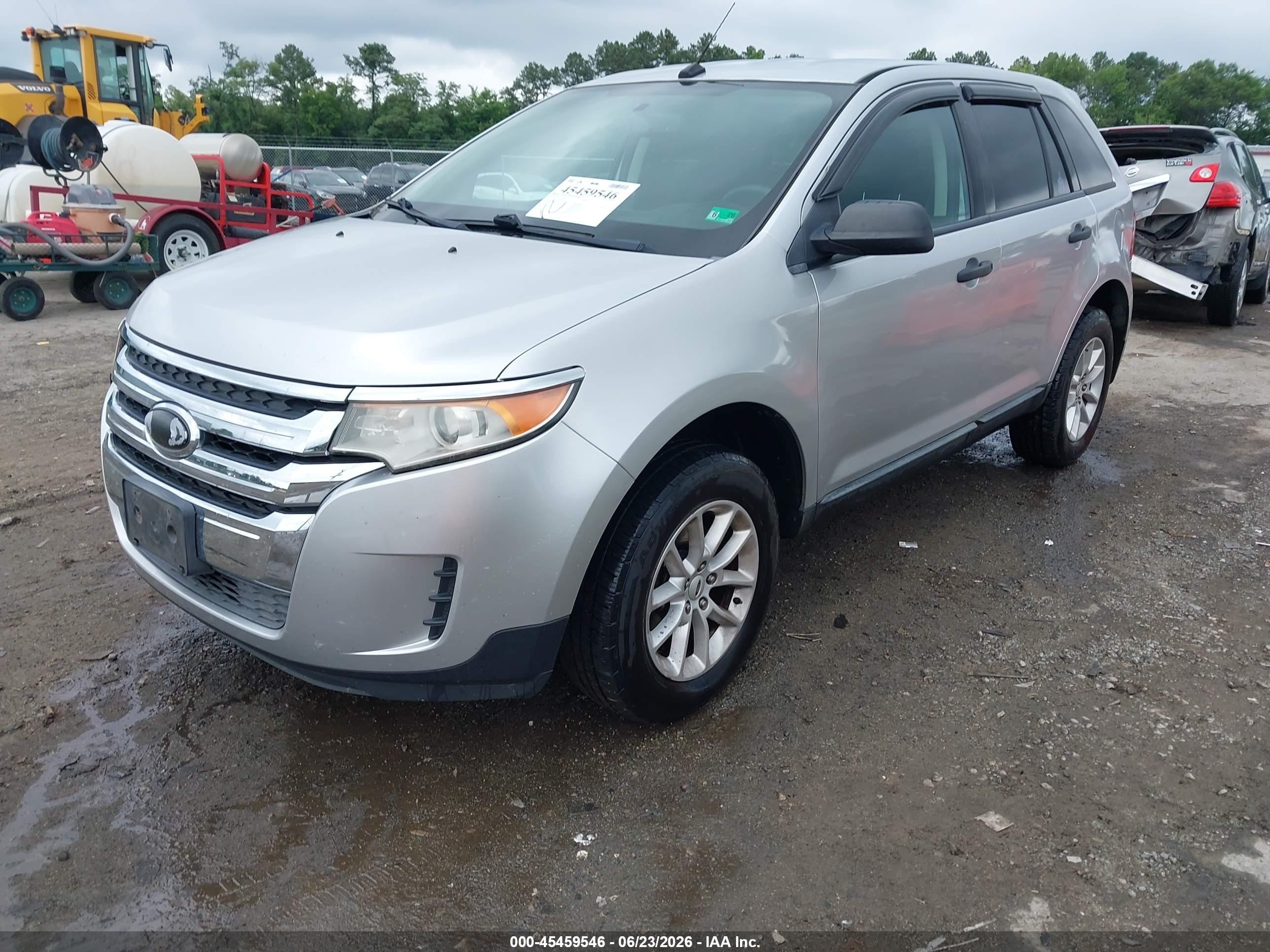 2013 Ford Edge Se Silver vin: 2FMDK3GC4DBC77151