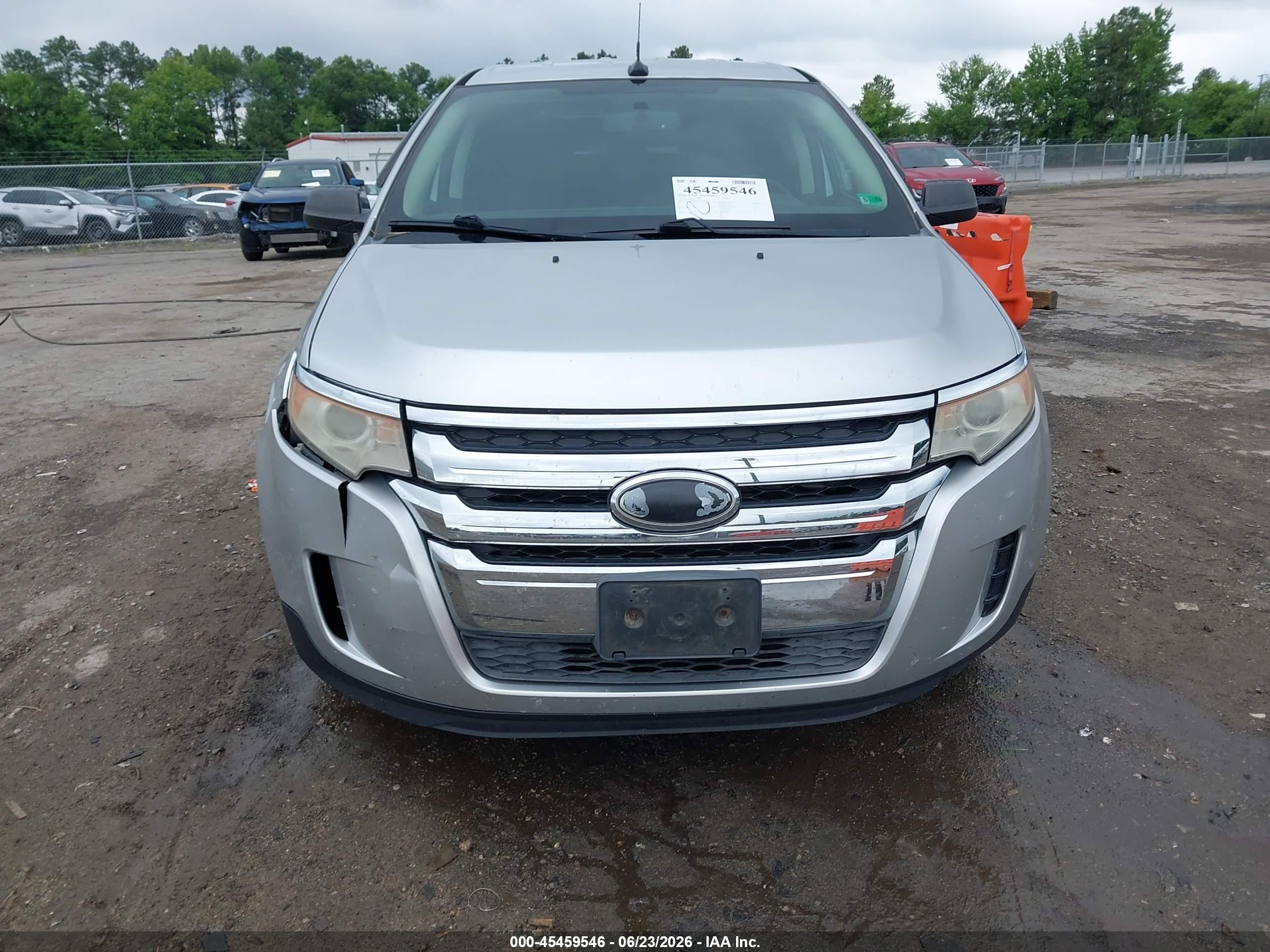 2013 Ford Edge Se Silver vin: 2FMDK3GC4DBC77151