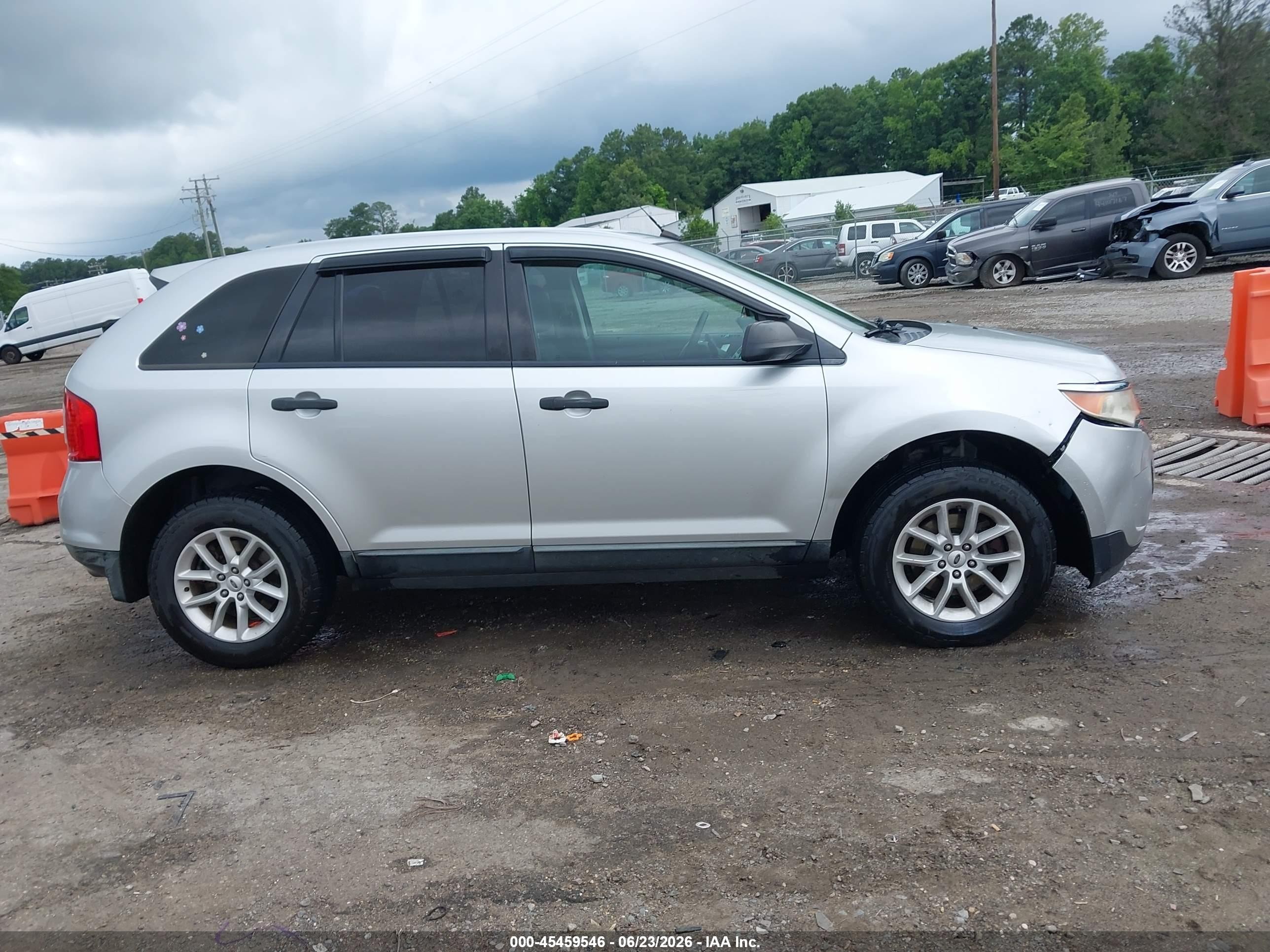 2013 Ford Edge Se Silver vin: 2FMDK3GC4DBC77151
