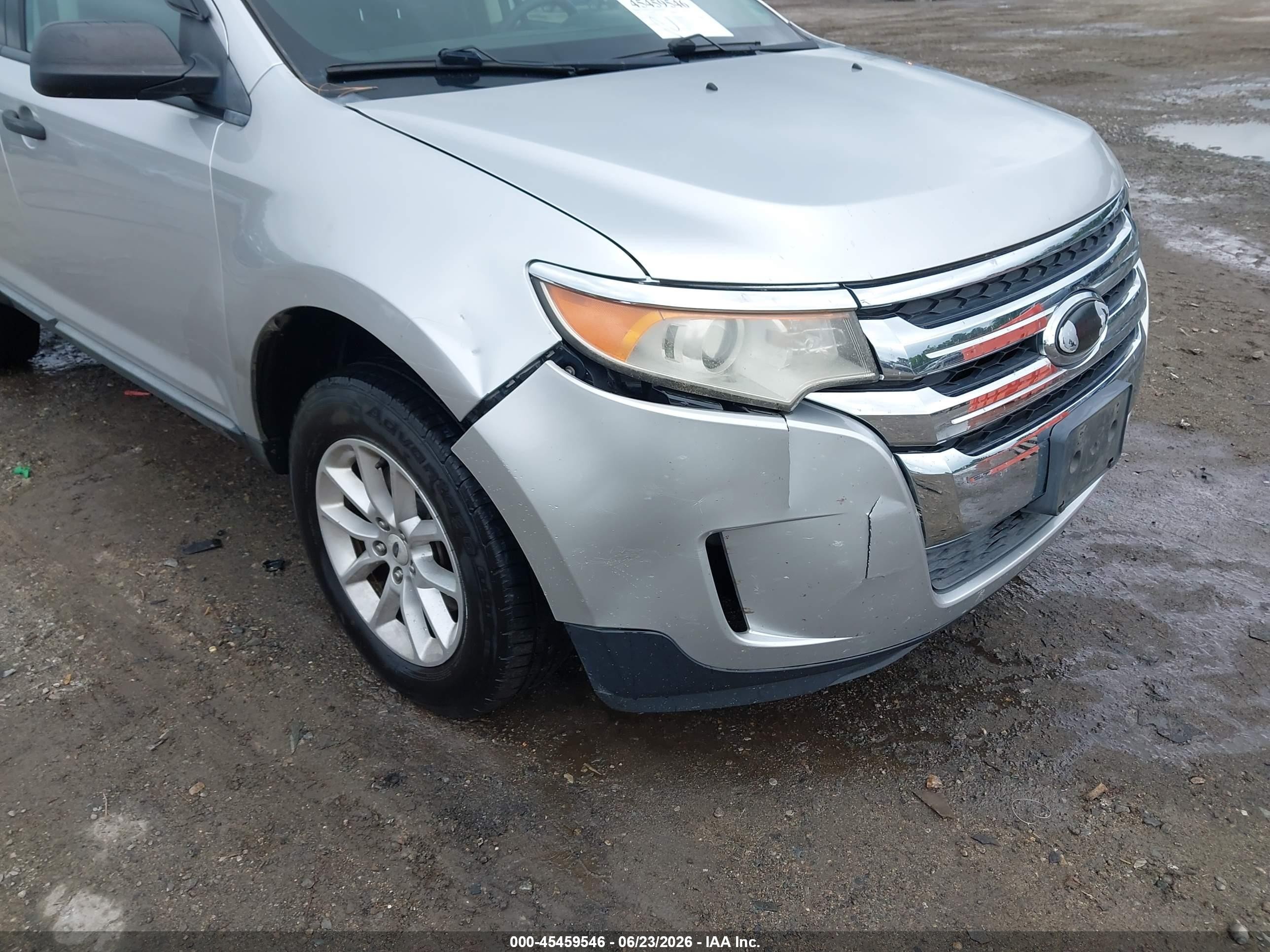 2013 Ford Edge Se Silver vin: 2FMDK3GC4DBC77151