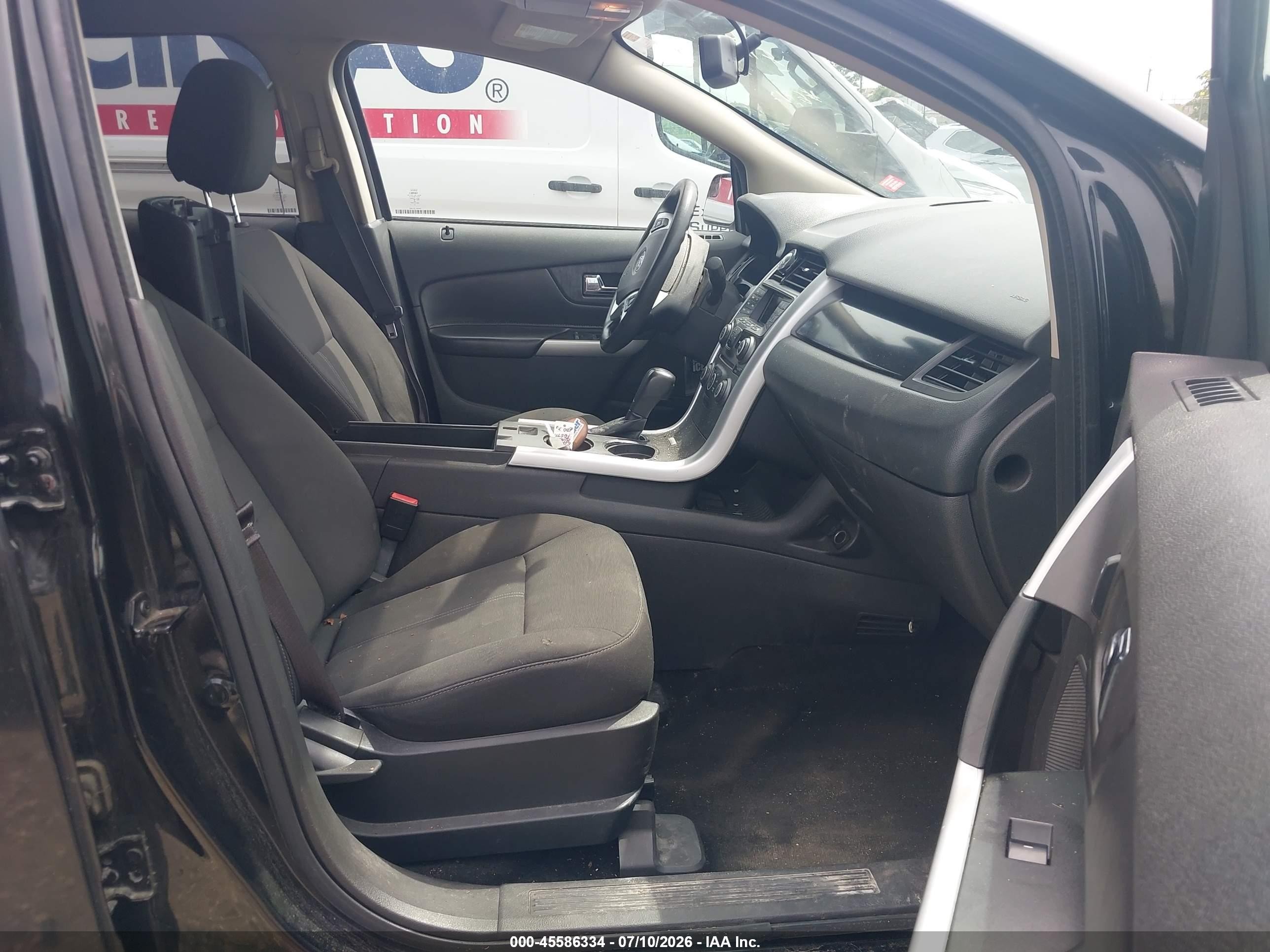 2013 Ford Edge Se Black vin: 2FMDK3GC4DBE15223