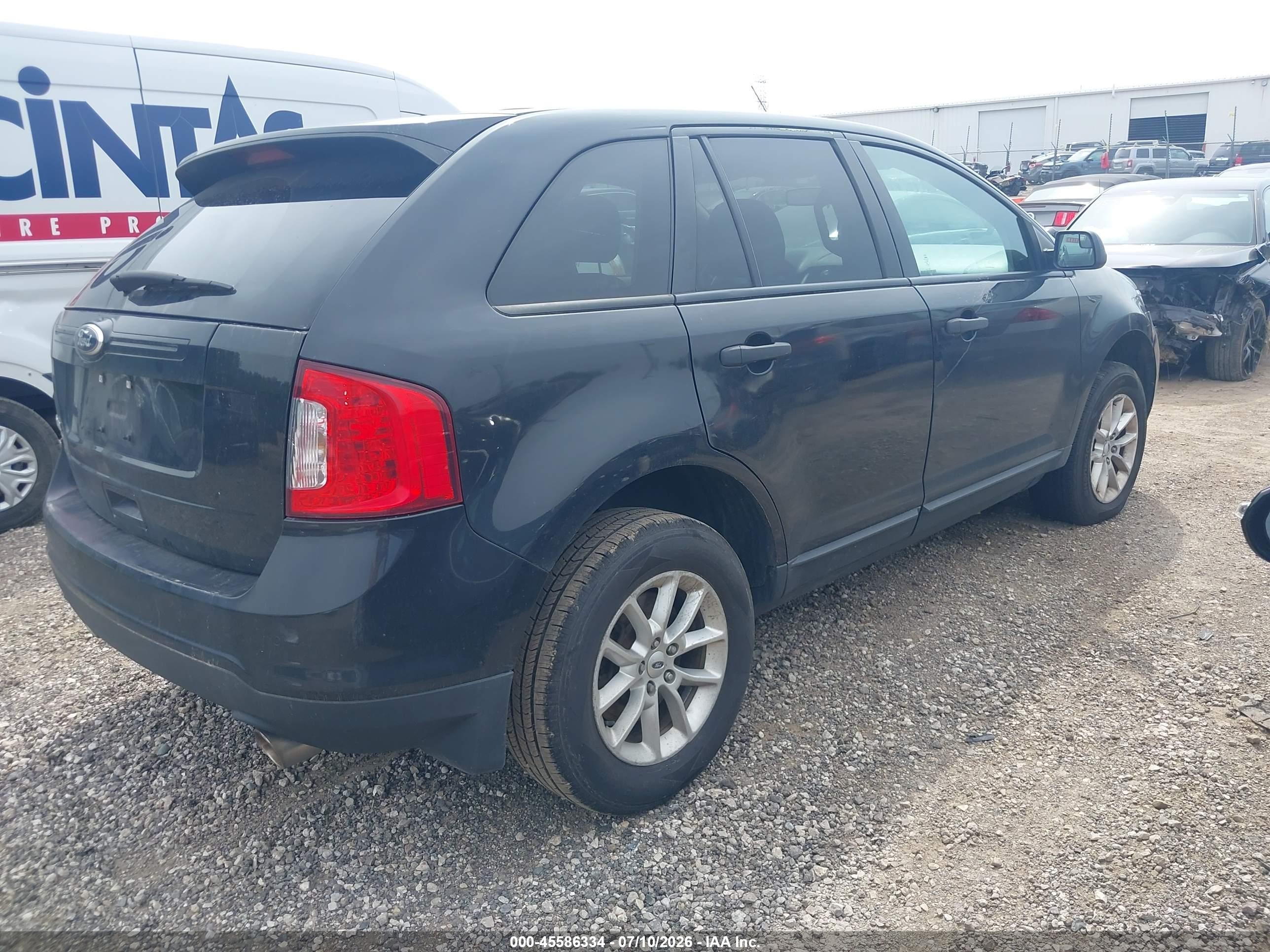 2013 Ford Edge Se Black vin: 2FMDK3GC4DBE15223