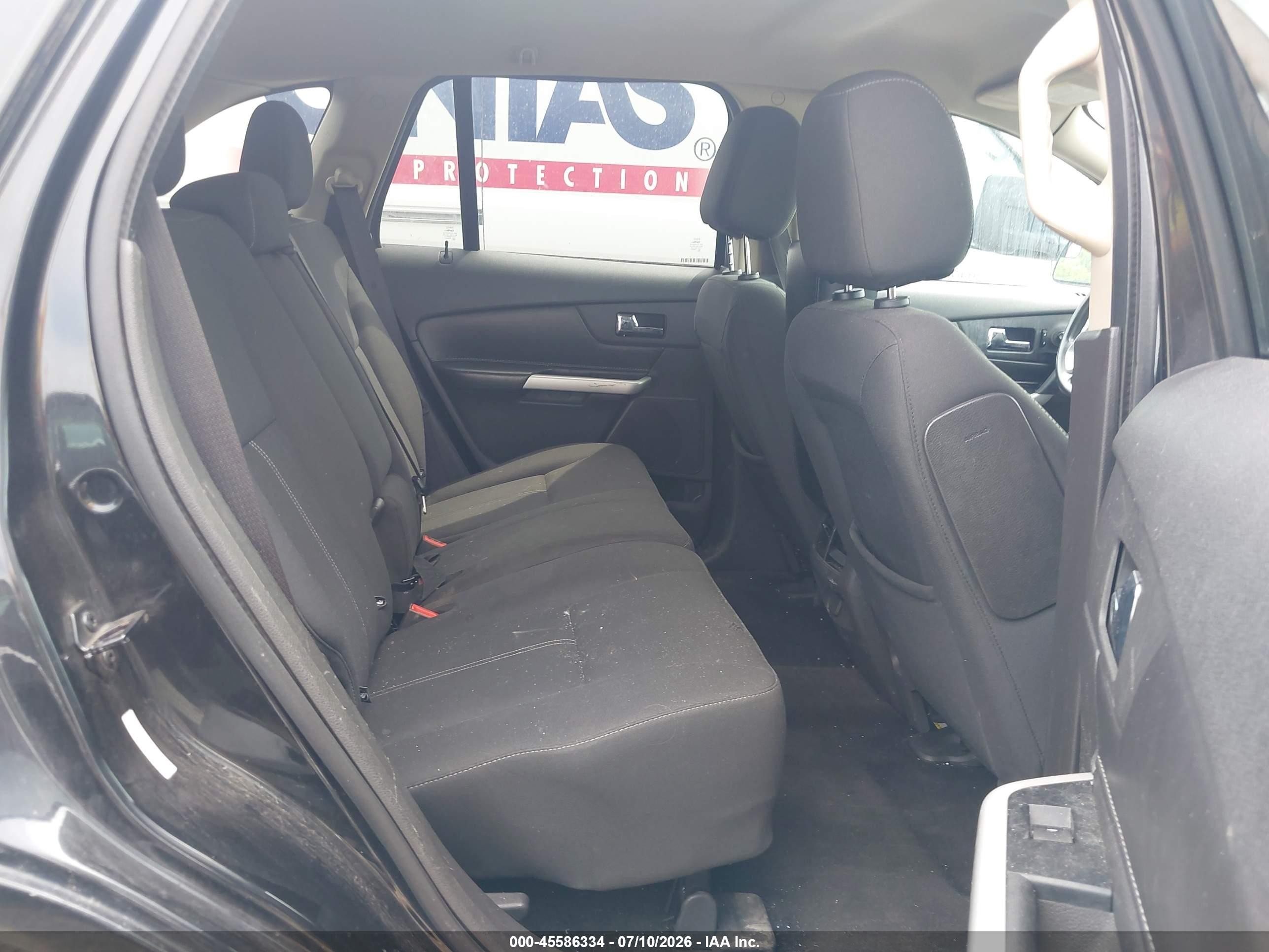 2013 Ford Edge Se Black vin: 2FMDK3GC4DBE15223