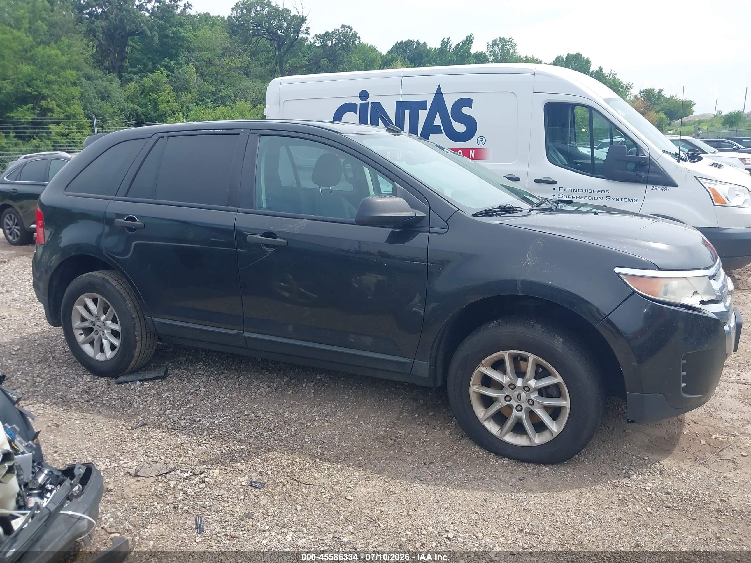 2013 Ford Edge Se Black vin: 2FMDK3GC4DBE15223