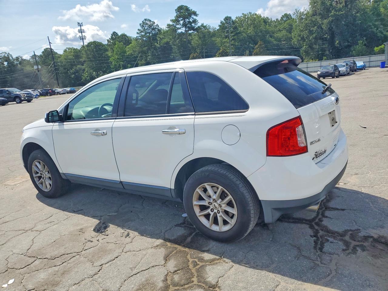 2014 Ford Edge Se White vin: 2FMDK3GC4EBA81602
