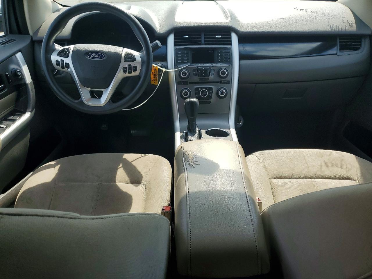 2014 Ford Edge Se White vin: 2FMDK3GC4EBA81602