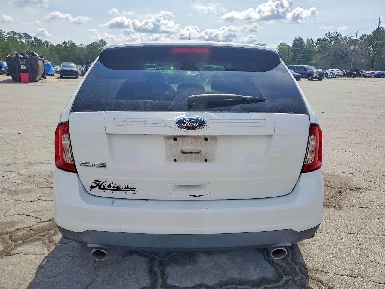 2014 Ford Edge Se White vin: 2FMDK3GC4EBA81602