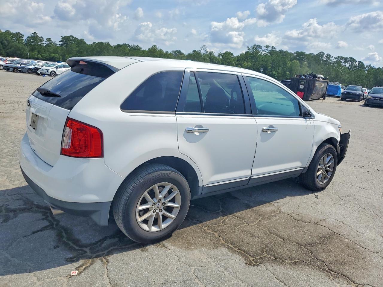 2014 Ford Edge Se White vin: 2FMDK3GC4EBA81602
