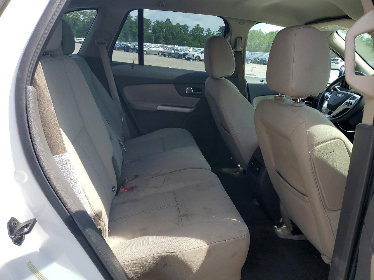 2014 Ford Edge Se White vin: 2FMDK3GC4EBA81602