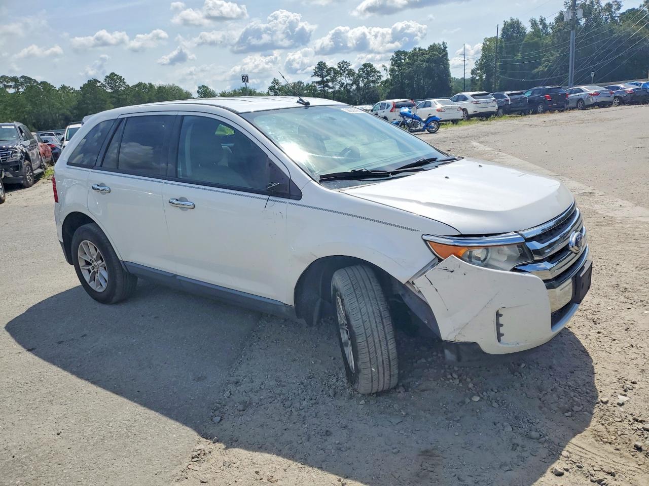 2014 Ford Edge Se White vin: 2FMDK3GC4EBA81602