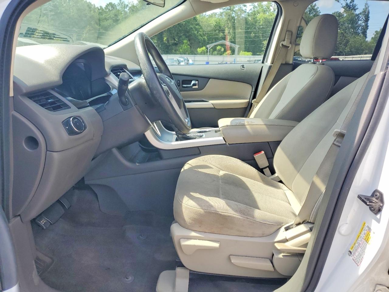2014 Ford Edge Se White vin: 2FMDK3GC4EBA81602