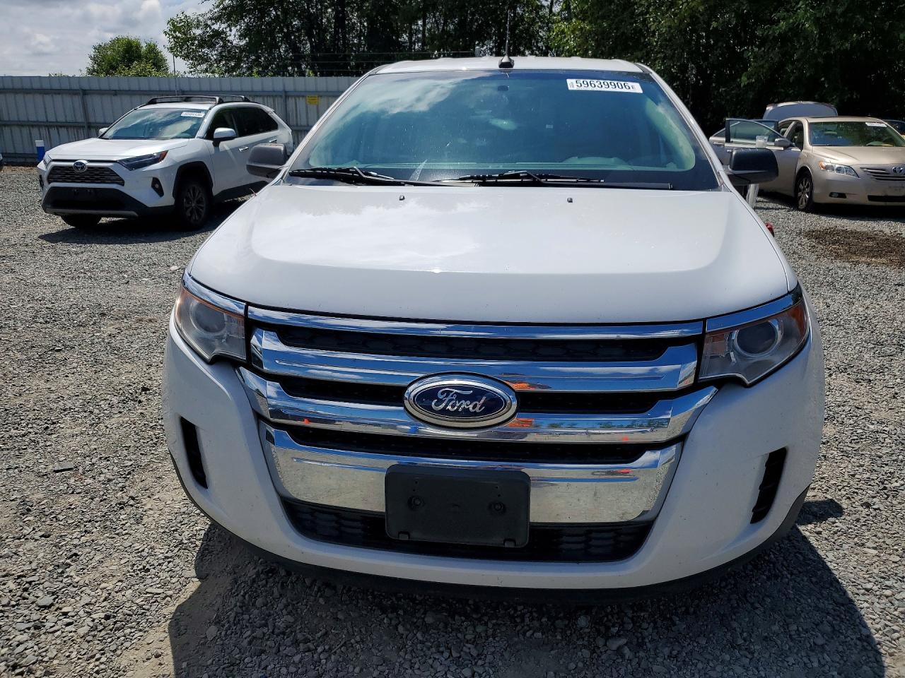 2014 Ford Edge Se White vin: 2FMDK3GC4EBB13822