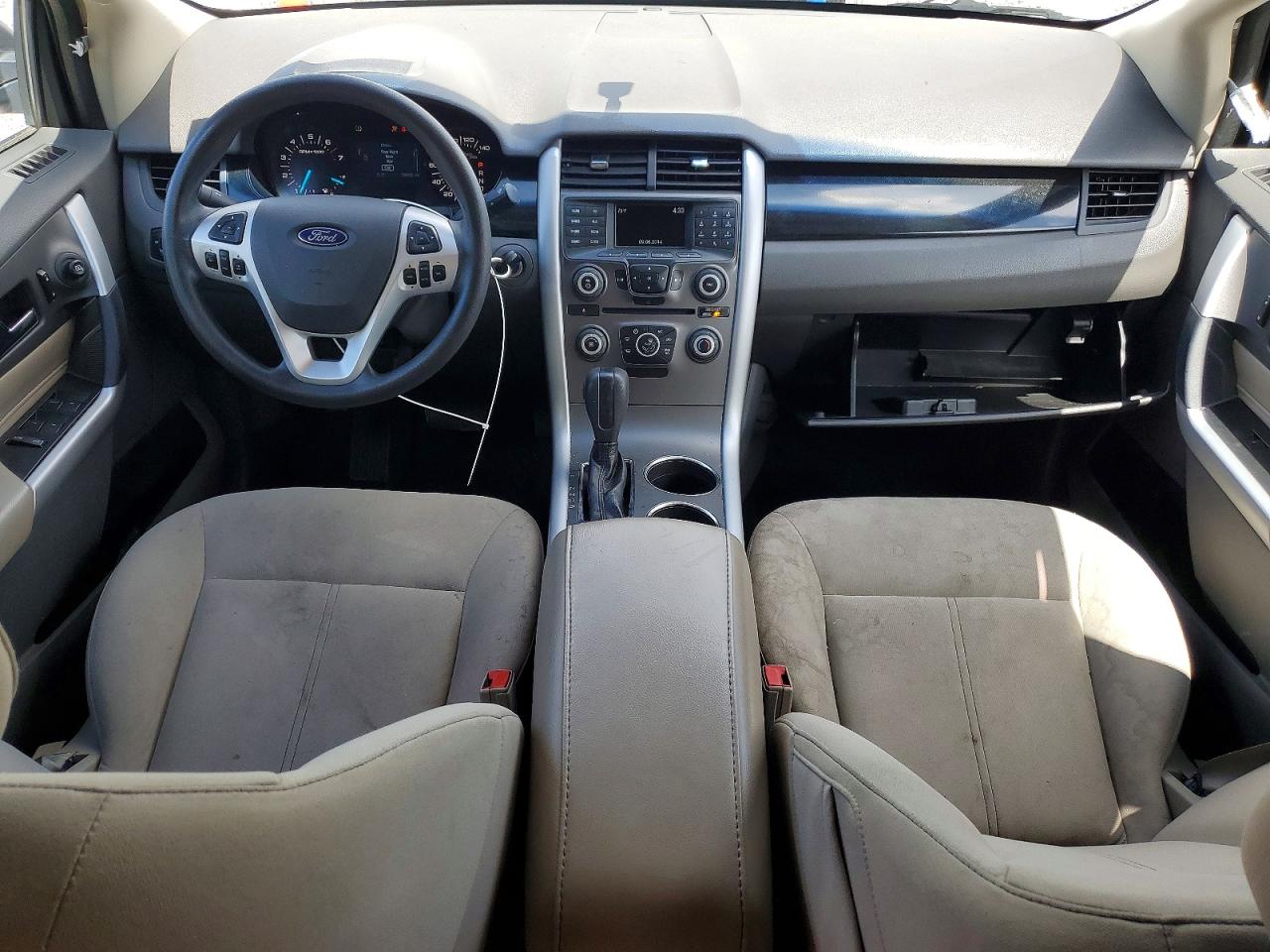2014 Ford Edge Se White vin: 2FMDK3GC4EBB13822