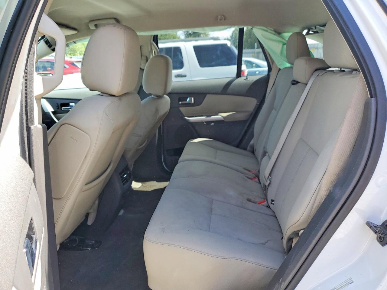 2014 Ford Edge Se White vin: 2FMDK3GC4EBB13822