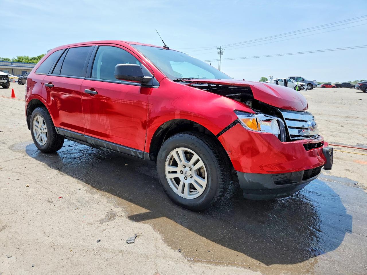 2010 Ford Edge Se Red vin: 2FMDK3GC5ABA56279
