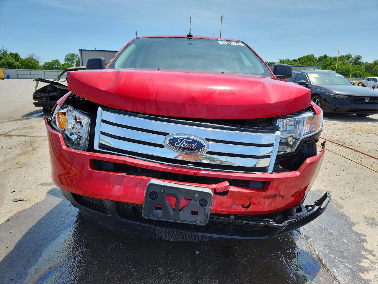 2010 Ford Edge Se Red vin: 2FMDK3GC5ABA56279