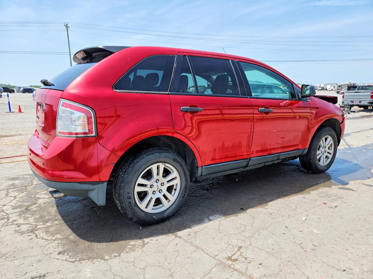 2010 Ford Edge Se Red vin: 2FMDK3GC5ABA56279