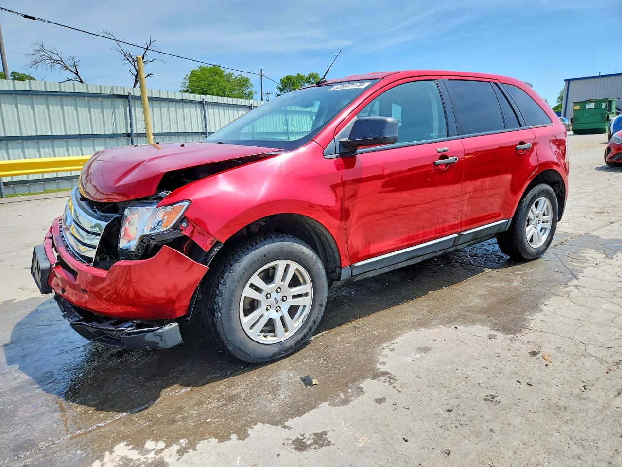 2010 Ford Edge Se Red vin: 2FMDK3GC5ABA56279