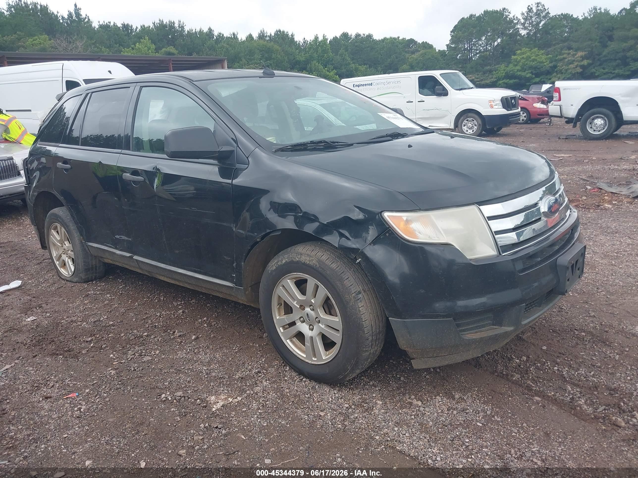 2010 Ford Edge Se Black vin: 2FMDK3GC5ABB07196