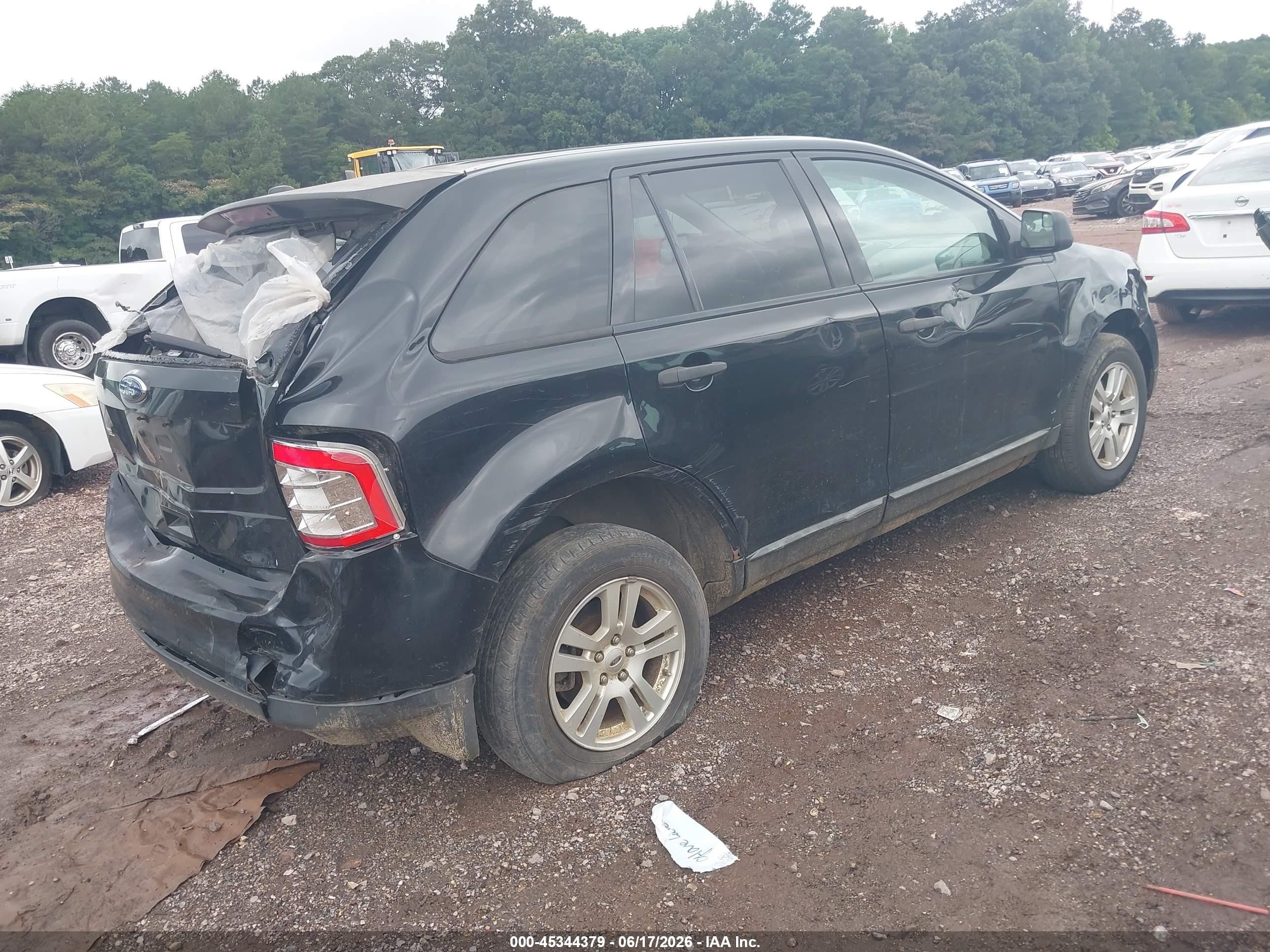 2010 Ford Edge Se Black vin: 2FMDK3GC5ABB07196