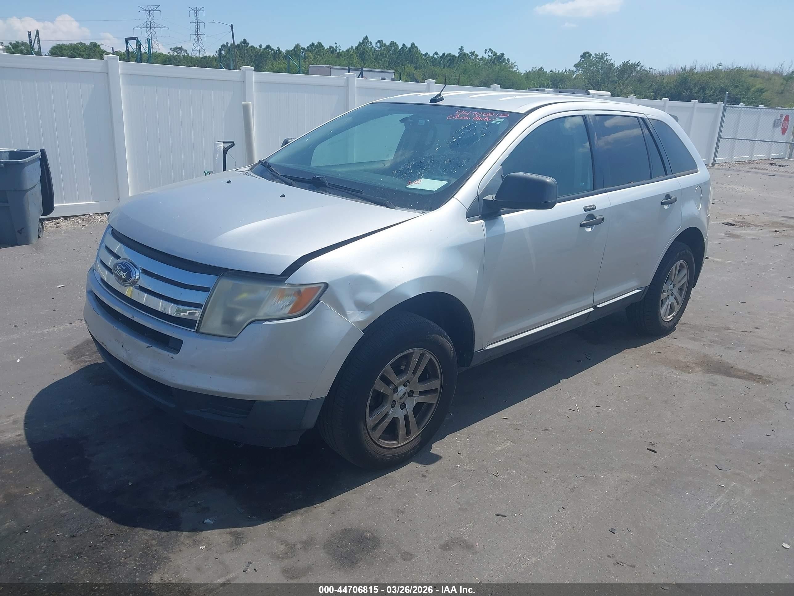 2010 Ford Edge Se Silver vin: 2FMDK3GC5ABB25052